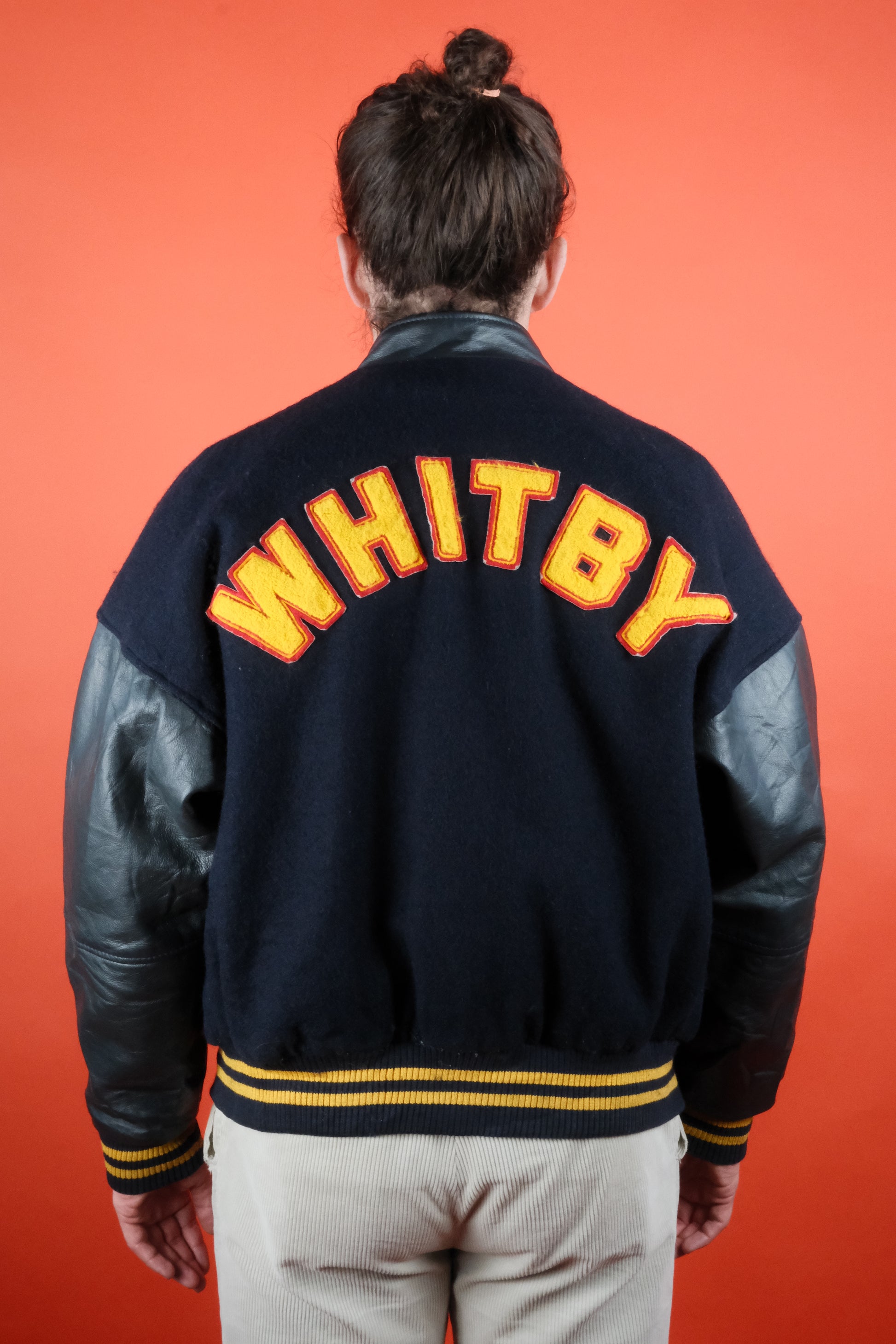 Plain & Simple WHITBY WILDCATS Varsity Jacket 'M-L' - vintage clothing clochard92.com