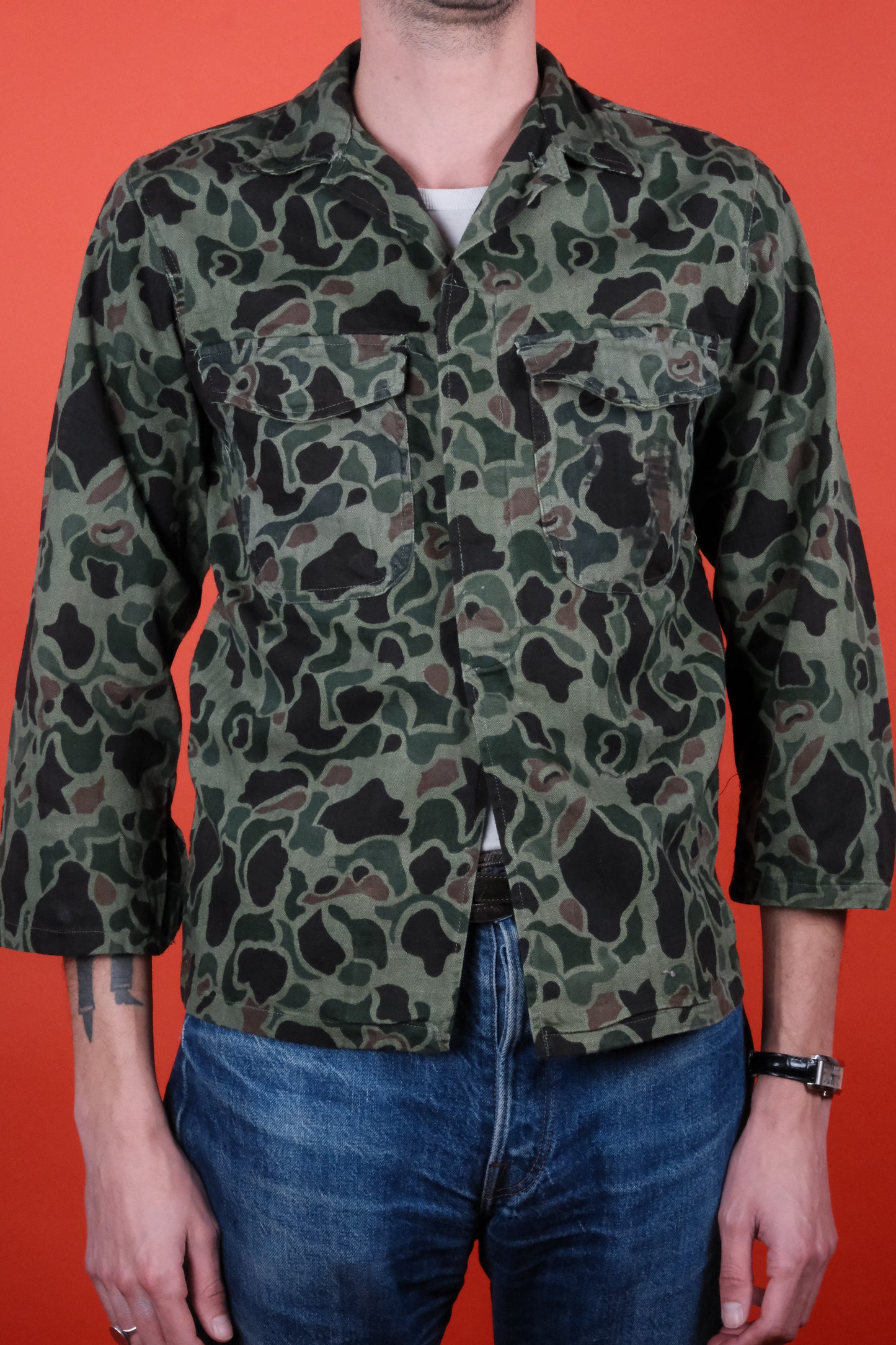 Duck Hunter Camouflage Shirt 'XS' - vintage clothing clochard92.com