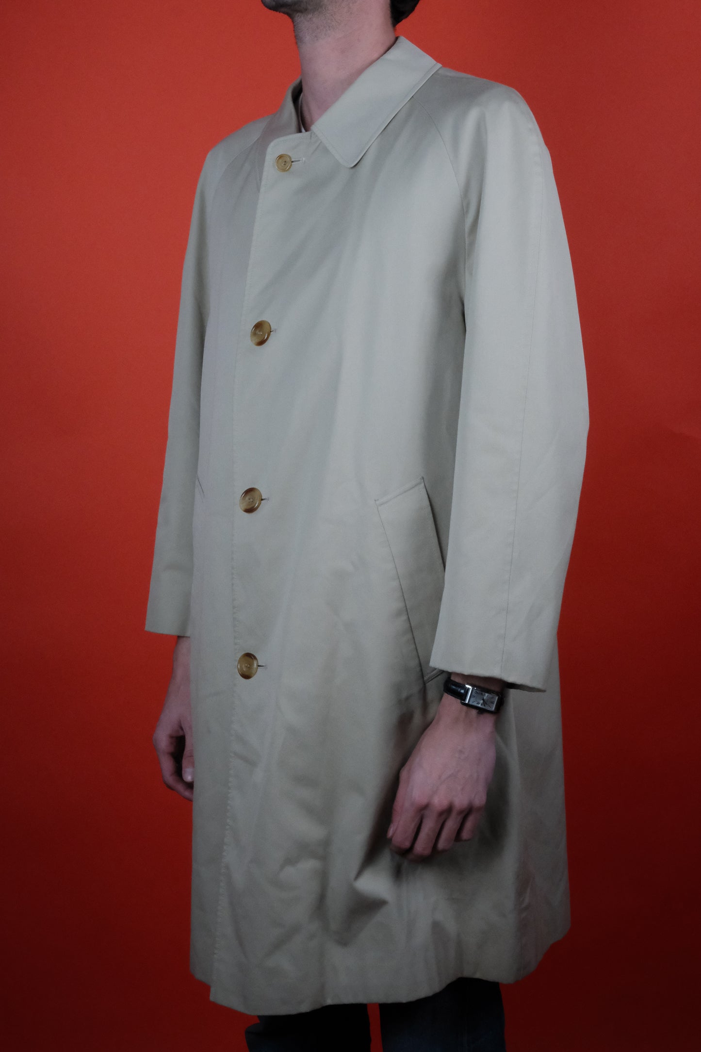 Aquascutum Trench Coat Beige 'L' - vintage clothing clochard92.com