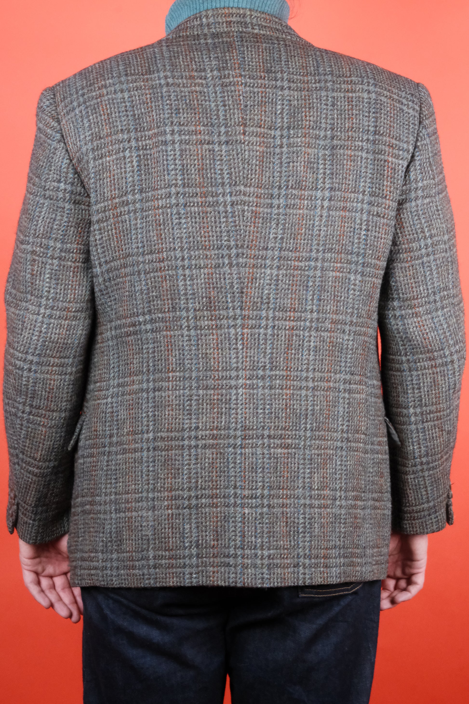 Harris Tweed Suit Jacket Made in Italy 'M/L' - vintage clothing clochard92.com