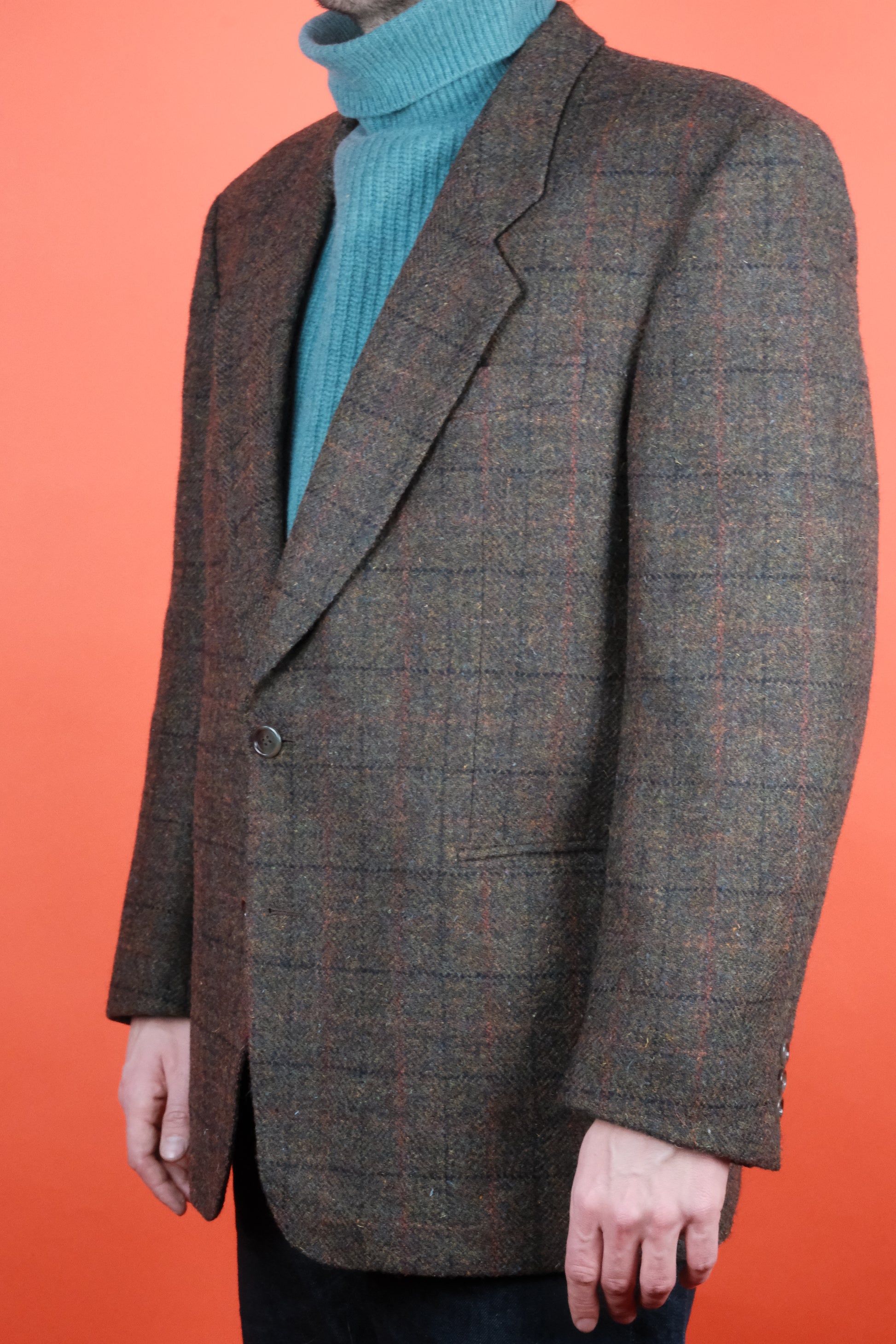 Konen Harris Tweed Suit Jacket 'L' - vintage clothing clochard92.com