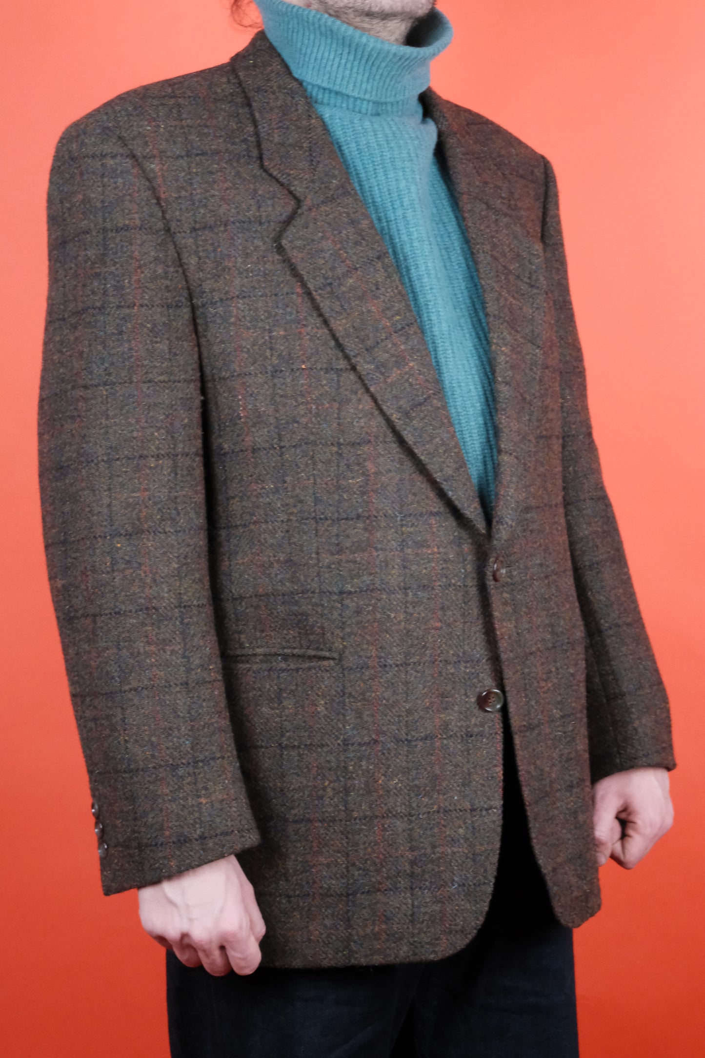 Konen Harris Tweed Suit Jacket 'L' - vintage clothing clochard92.com