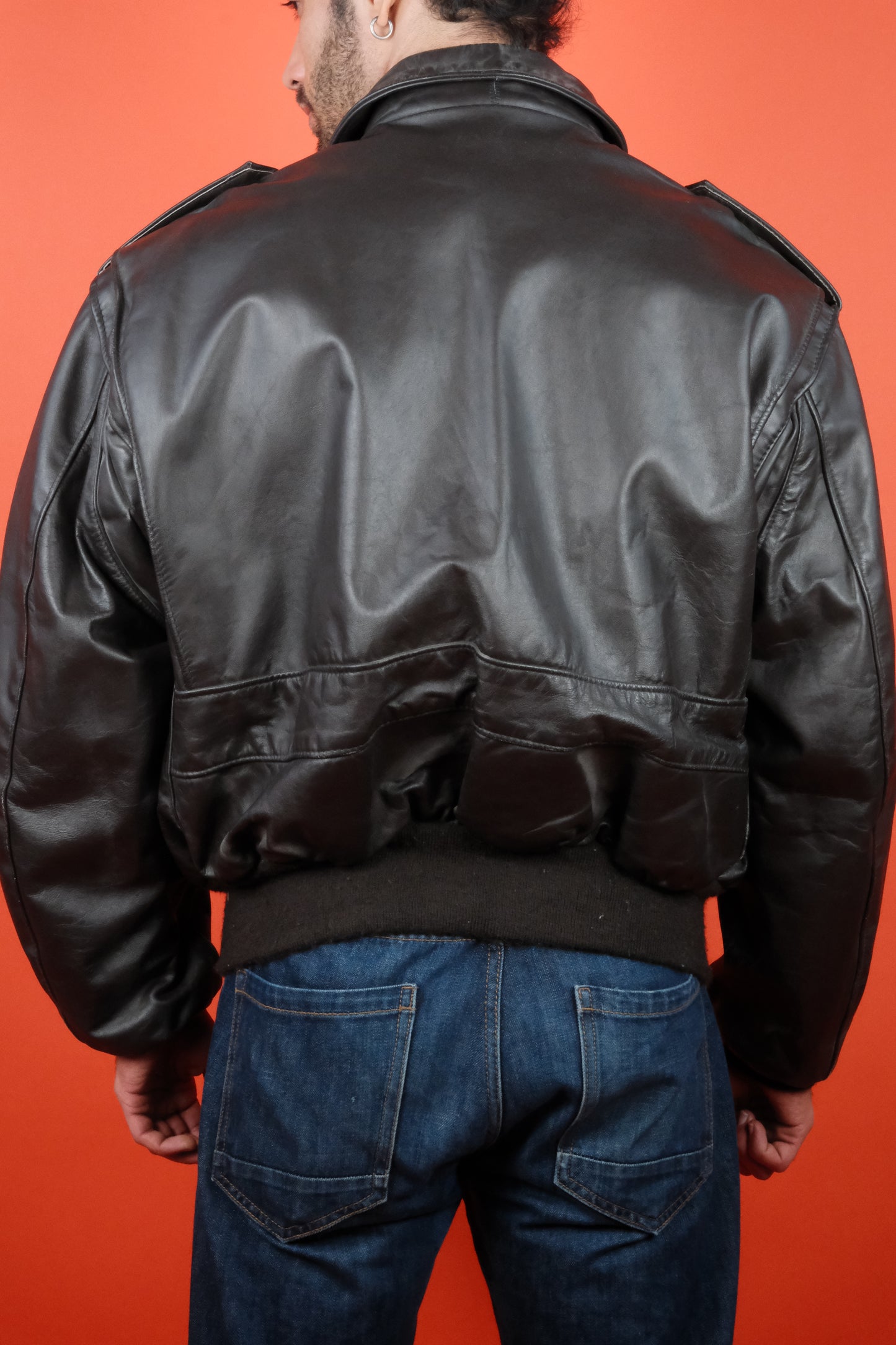 Schott Leather Jacket Type A-2 'XL/52' - vintage clothing clochard92.com