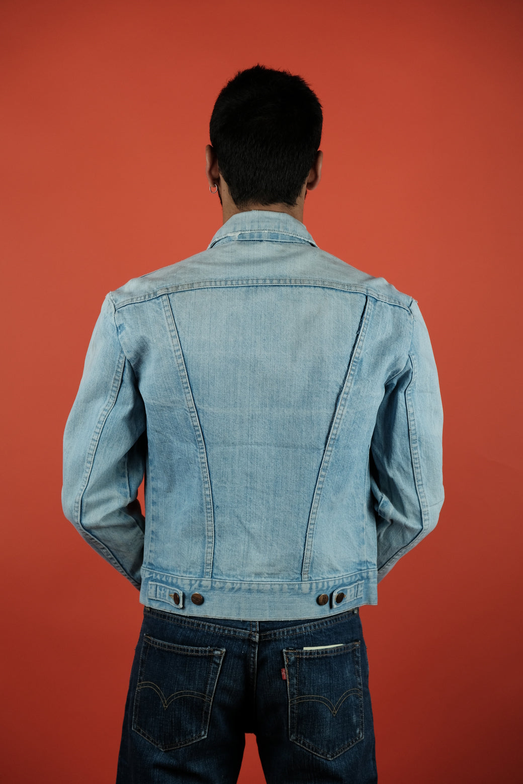 Wrangler Washed Denim Jacket  - vintage clothing clochard92.com