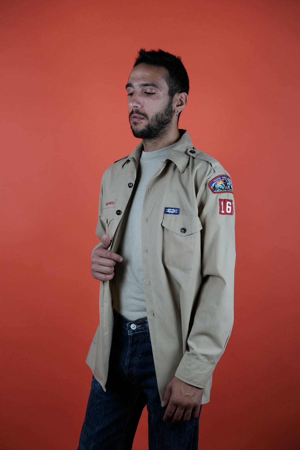 Boy-Scouts of America Shirt Long Sleeves vintage clothing clochard92.com