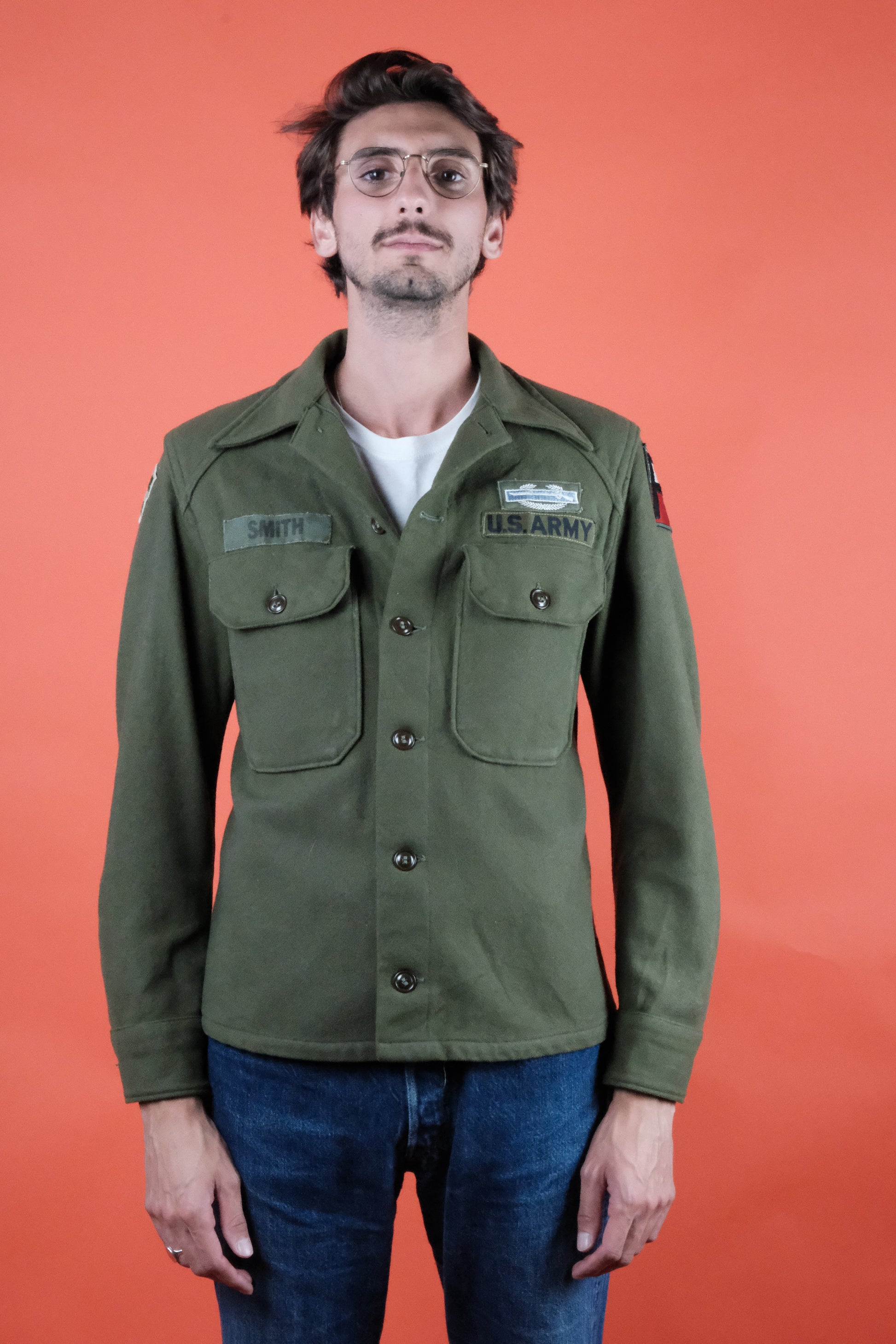 US army OG-108 Shirt - Vintage clothing clochard92.com
