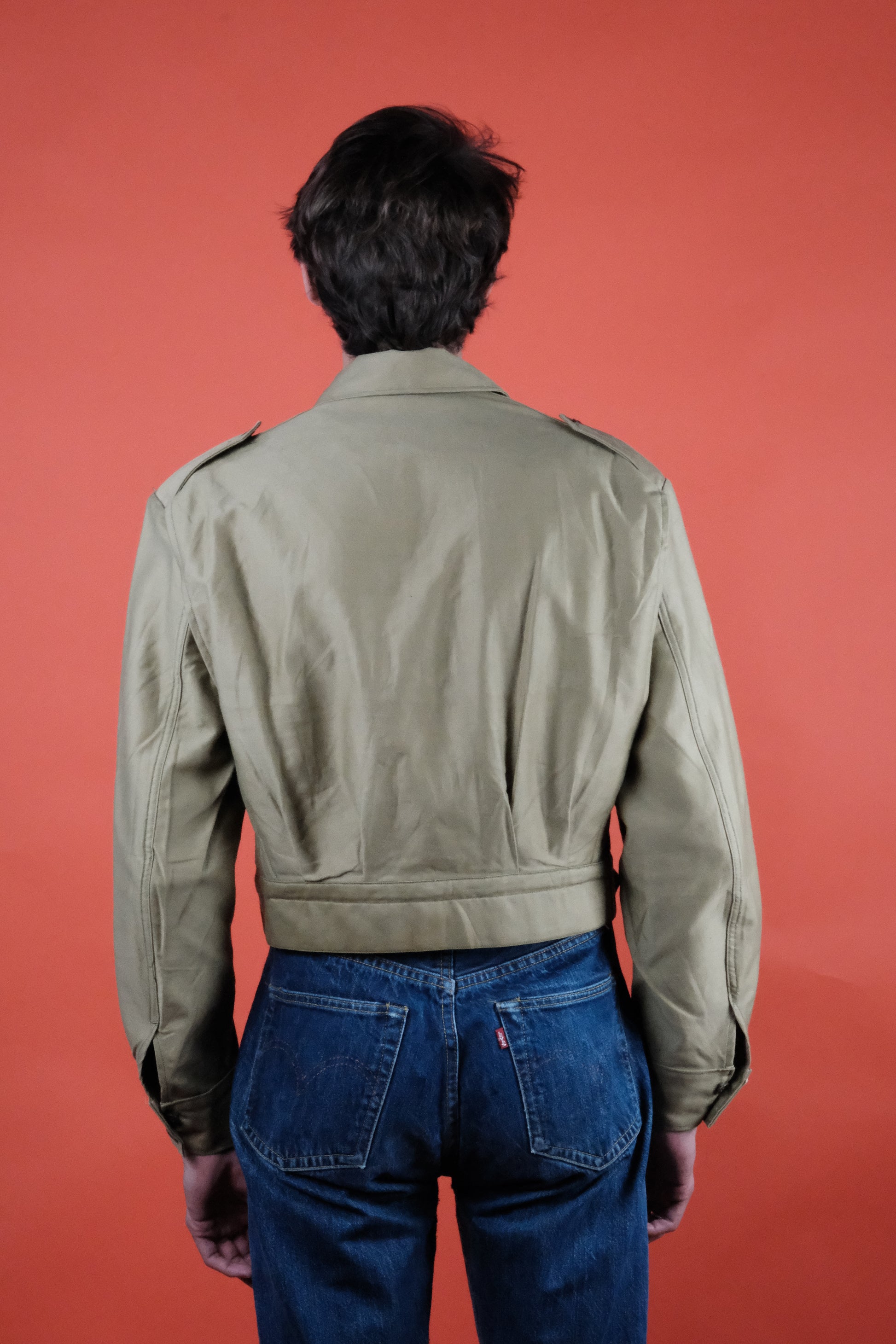 Giacca Corta Marina Militare Italiana Negozio Vintage