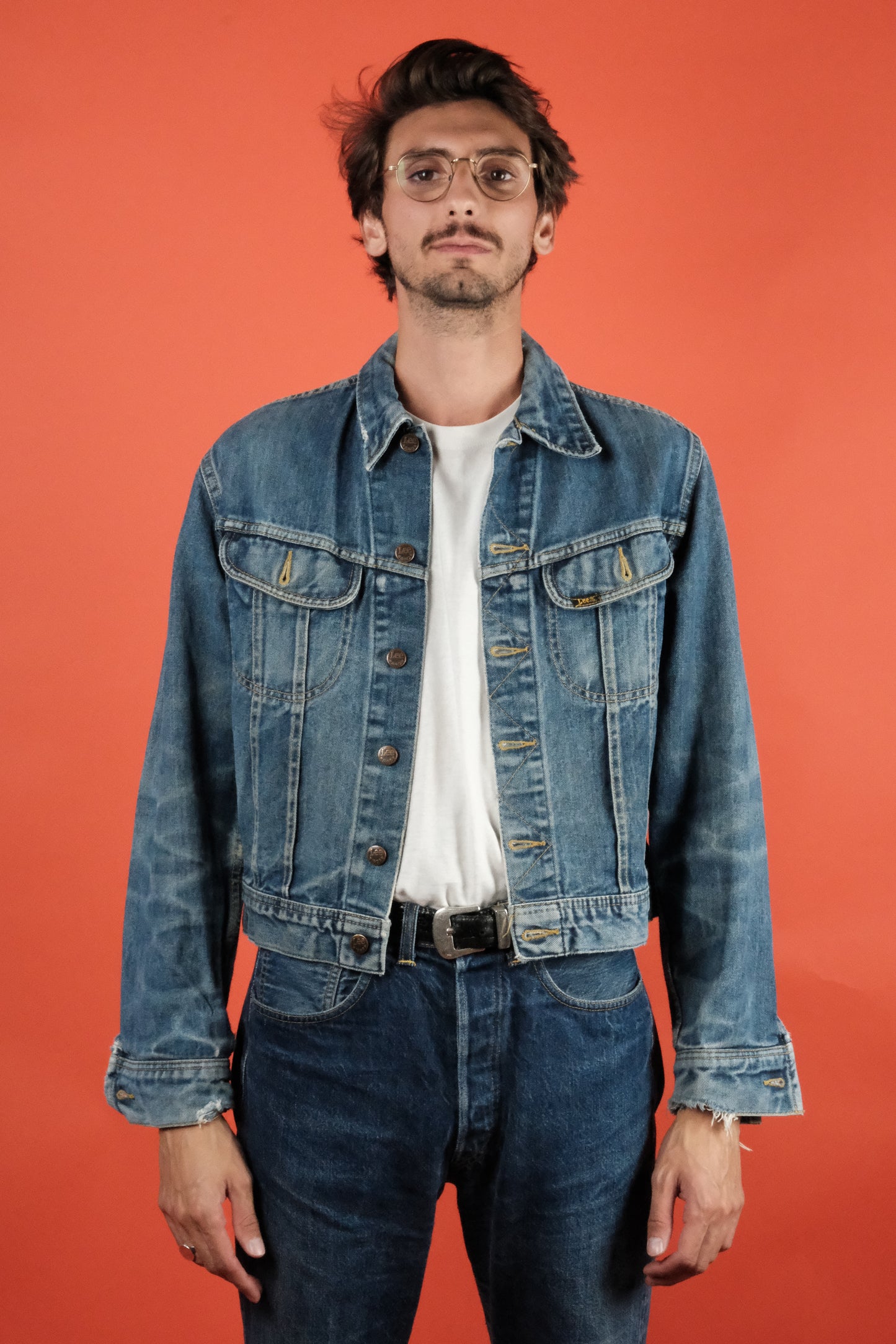 Lee 101-J Denim Jacket 70s - vintage clothing clochard92.com