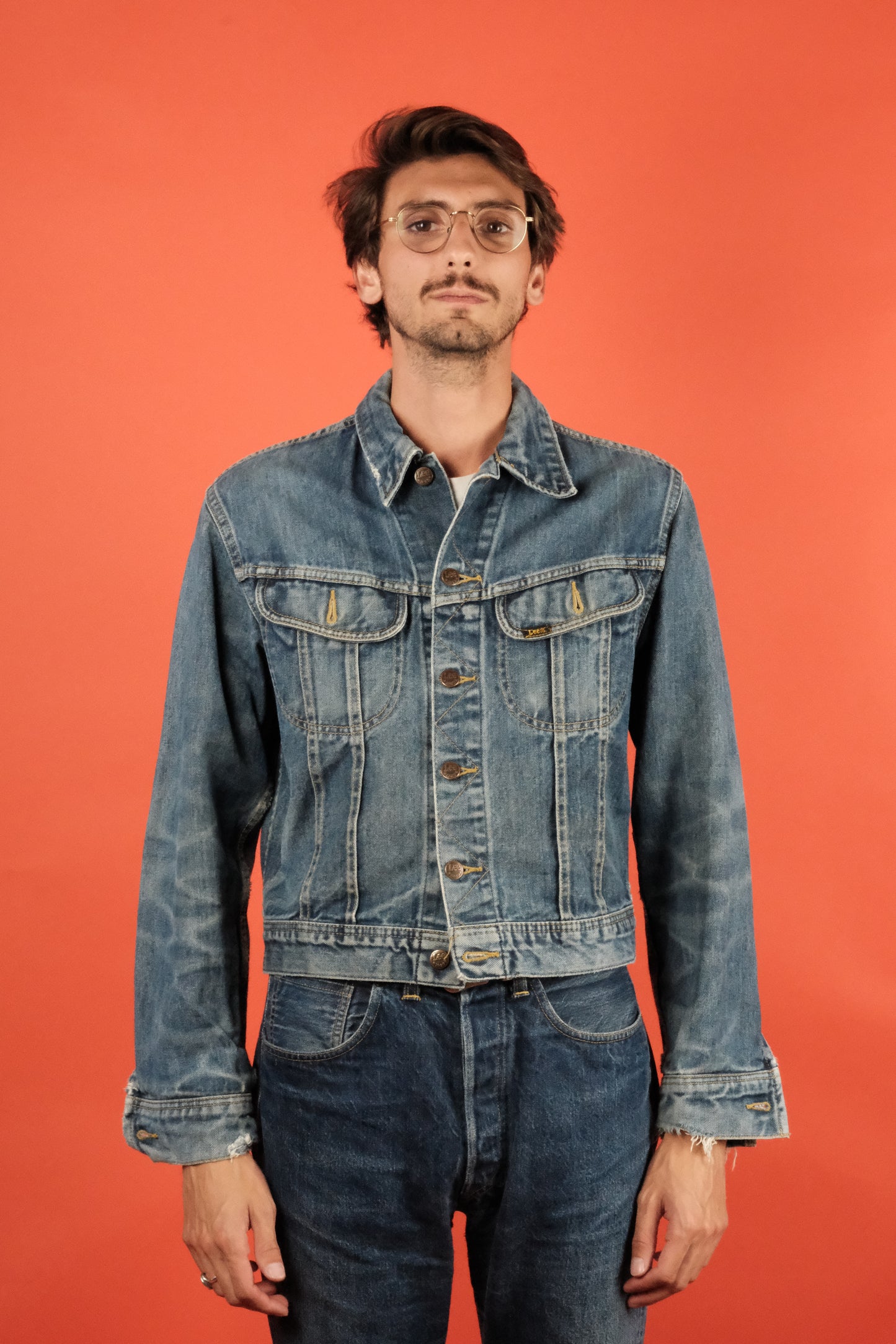 Lee 101-J Denim Jacket 70s - vintage clothing clochard92.com