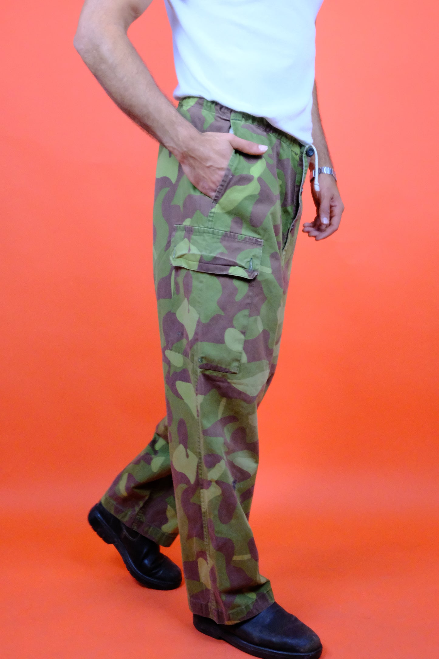 Finnish Military Jacket & Pants Reversible - vintage clothing clochard92.com