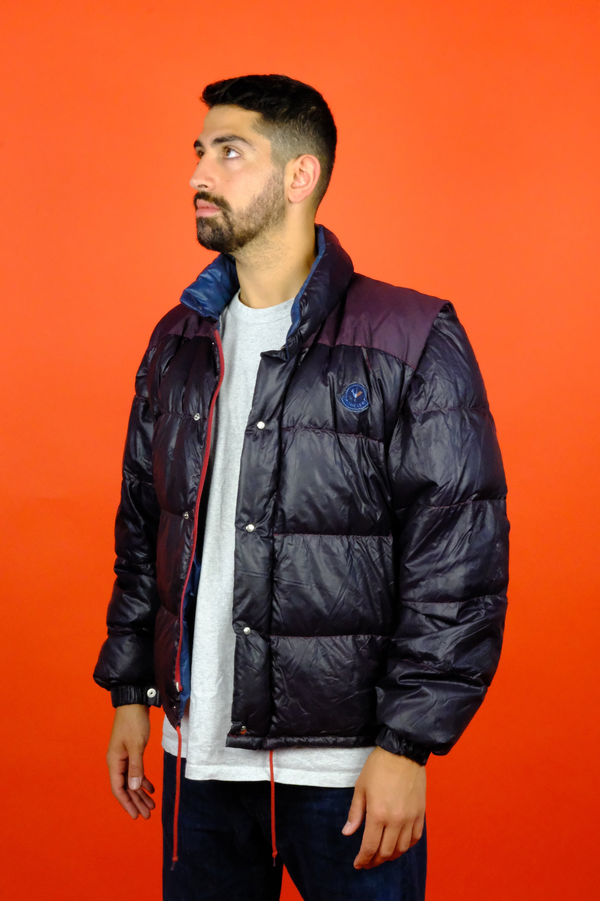 Moncler Down Jacket With Removable Sleeves Vintage Store