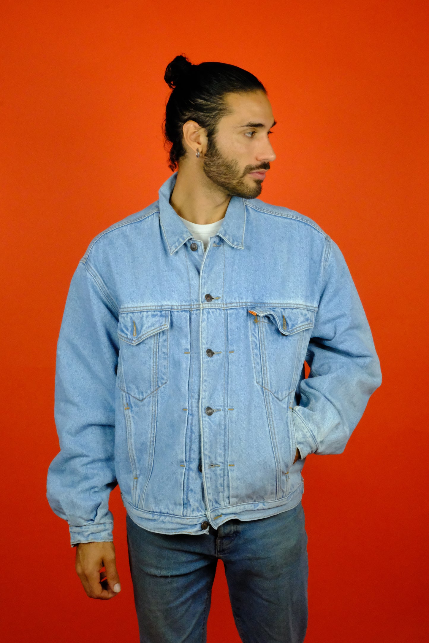 Levi's 'Orange Tab' Reversible Denim Jacket - vintage clothing clochard92.com