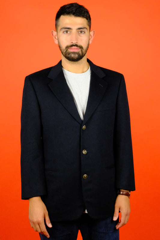 Aquascutum 3 Button Wool Blend Jacket - vintage clothing clochard92.com