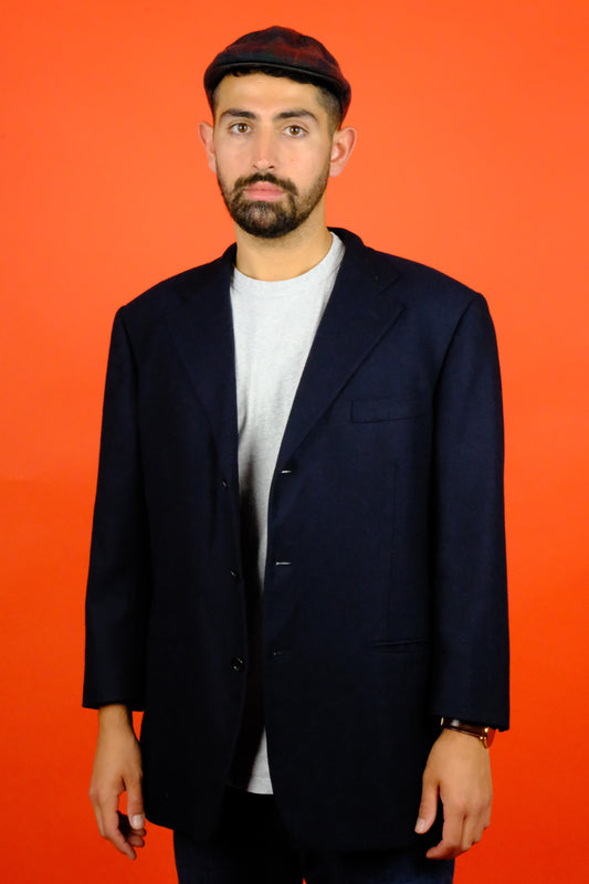 Burberry Wool & Cashmere Suit Jacket - vintage clothing clochard92.com