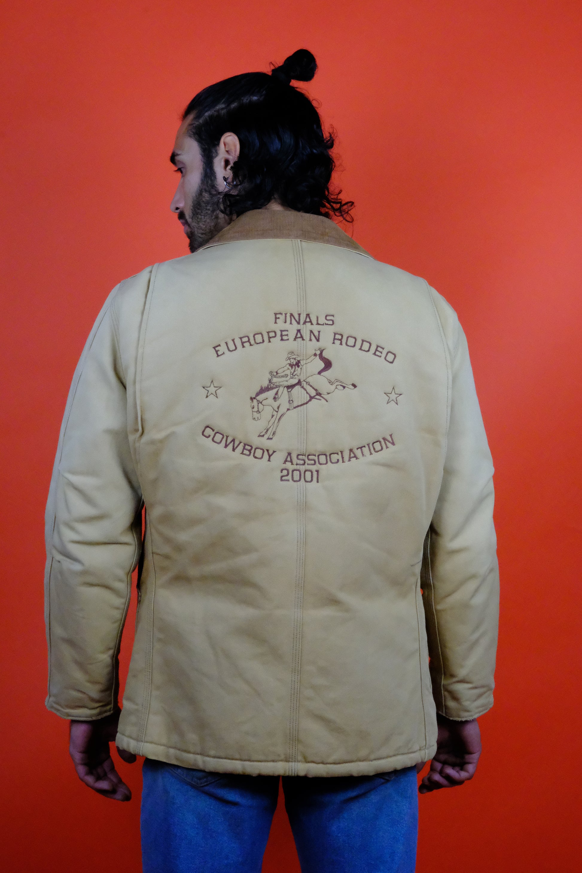 Carhartt Canvas Jacket Bull Rider 'Olaf' 30 Years Anniversary of E.R.C.A. - vintage clothing clochard92.com
