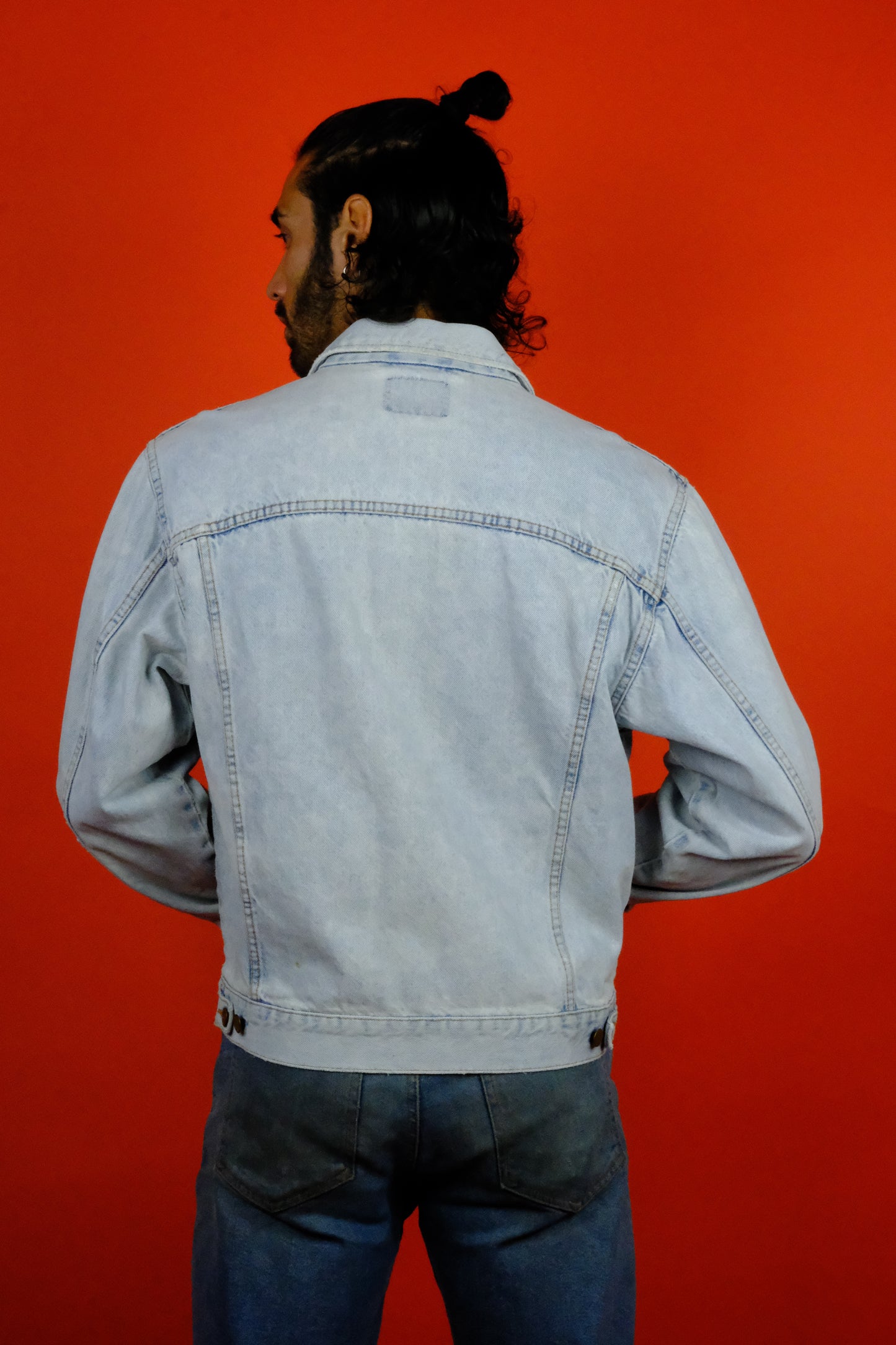 Lee Sanforized Union Made Faded Denim Jacket - vintage clothing clochard92.com