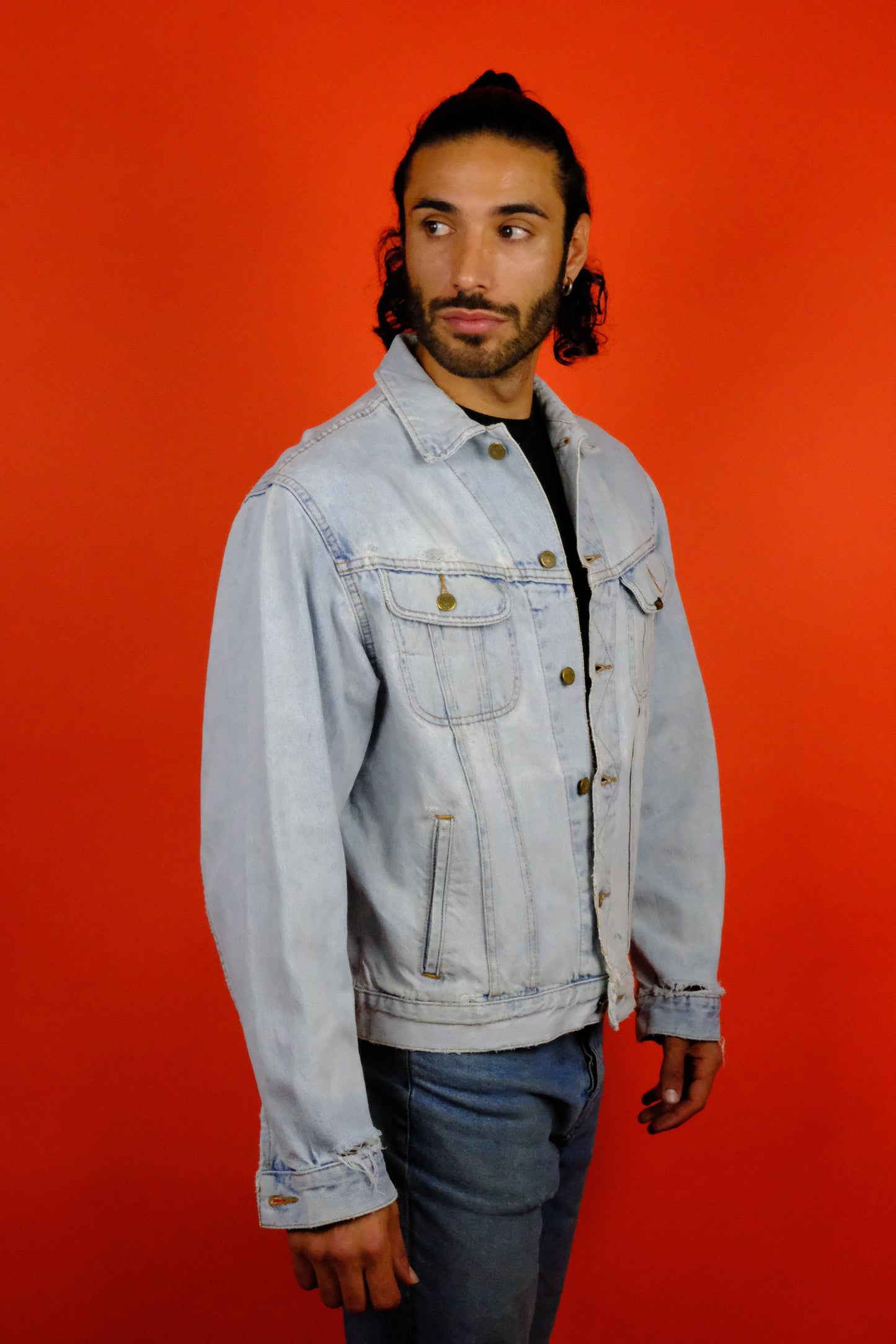 Lee Sanforized Union Made Faded Denim Jacket - vintage clothing clochard92.com