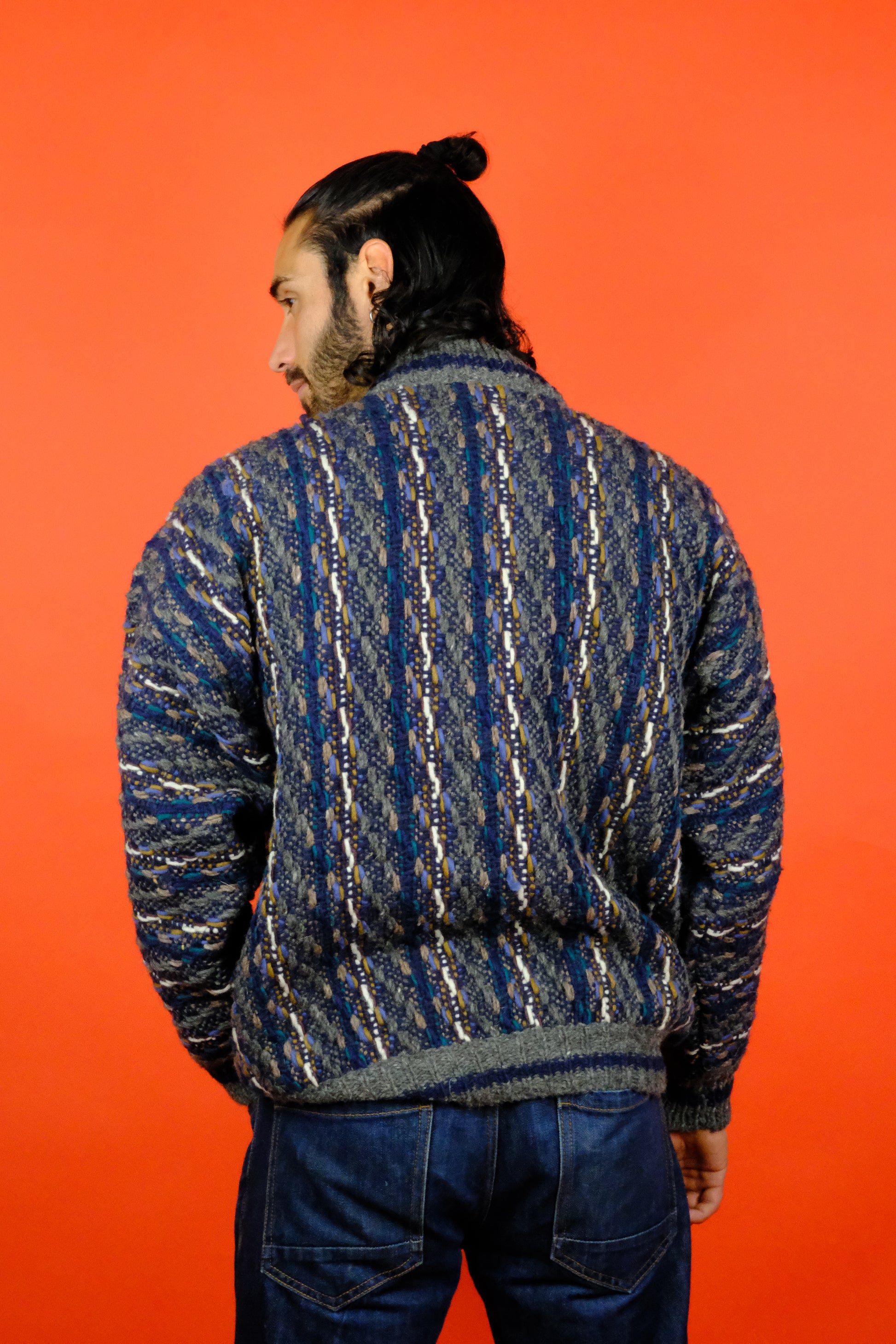 Otavalo Handknit Wool Sweater - vintage clothing clochard92.com