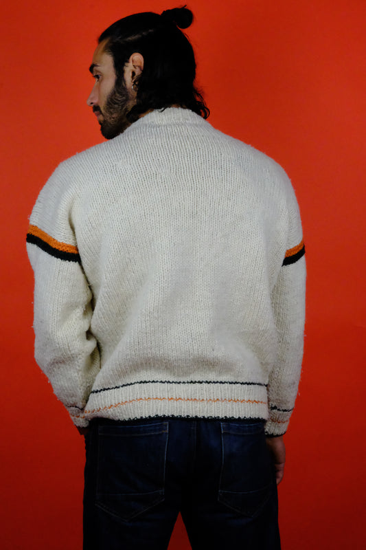 The Sweater Venture Hand Knitted 'M/L' - vintage clothing clochard92.com