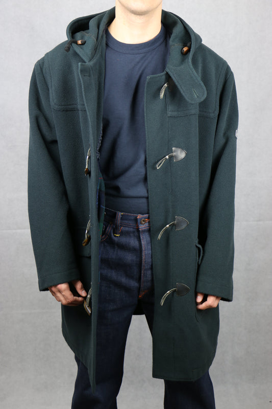 Marina Yachting Green Montgomery Coat  - vintage clothing clochard92.com