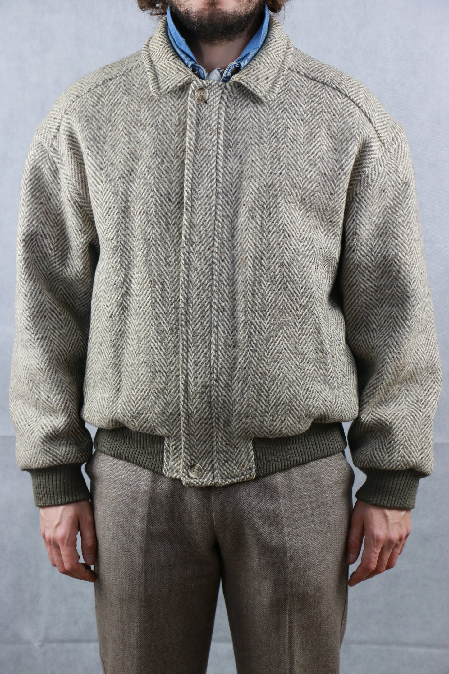 Tweed Bomber Jacket, clochard92.com