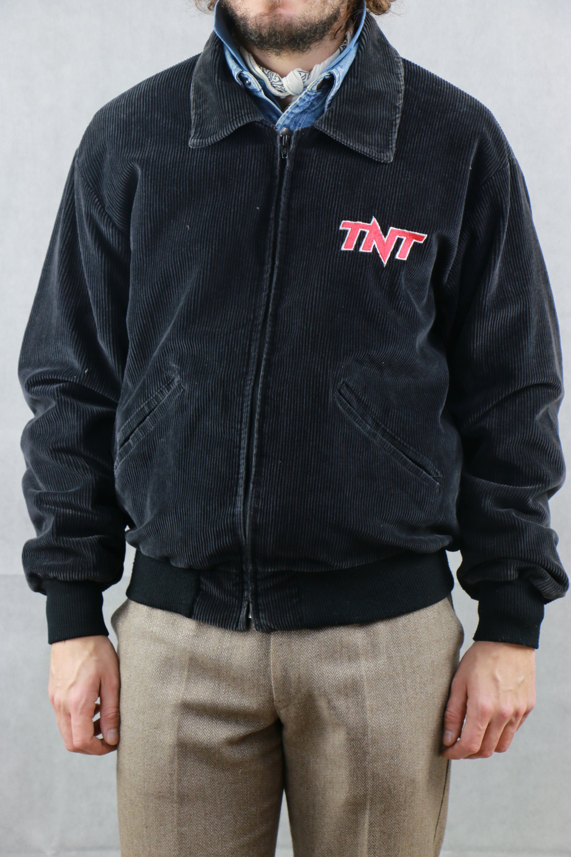 Corduroy Sport Zip Jacket 'TNT', clochard92.com