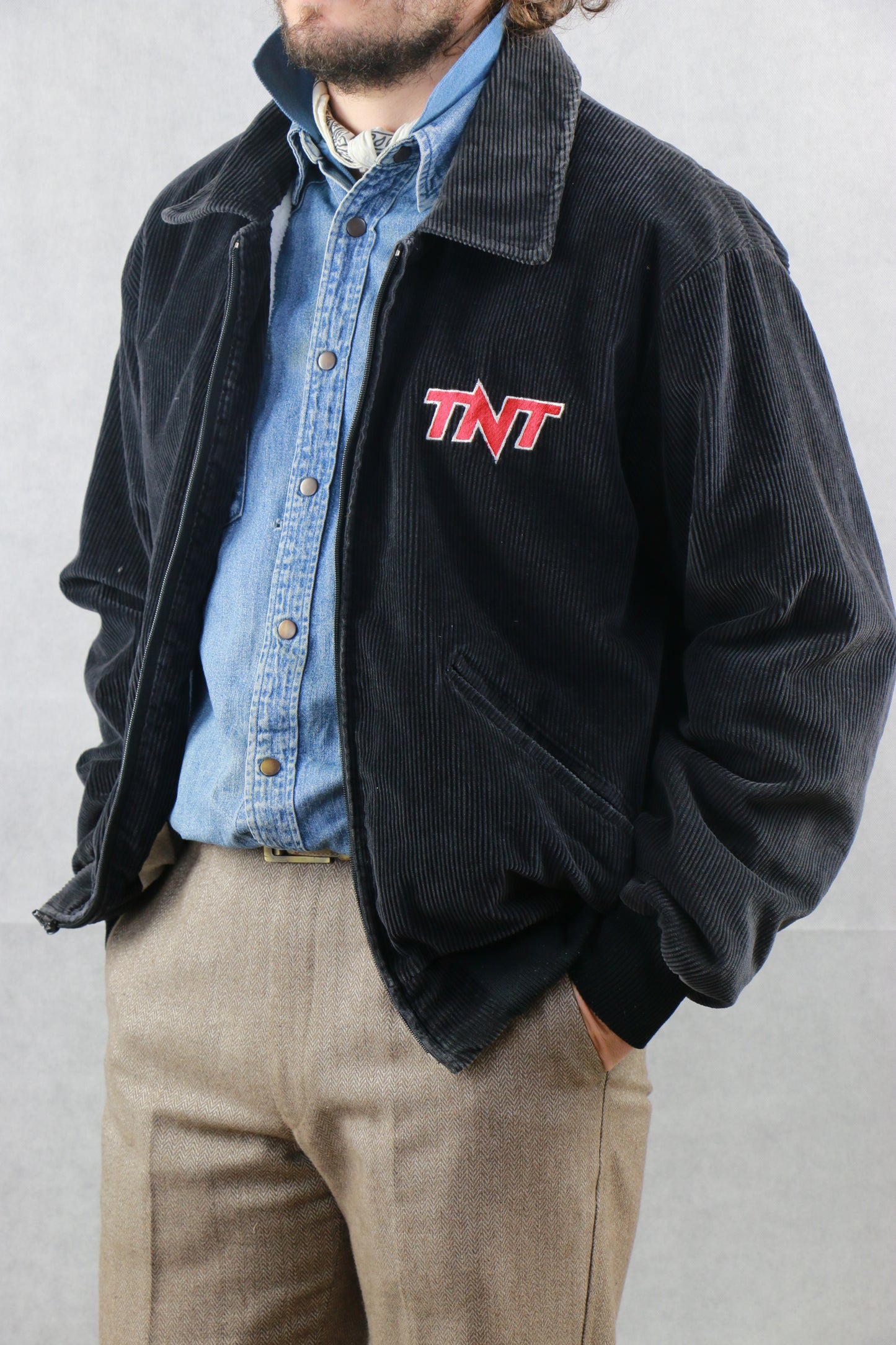 Corduroy Sport Zip Jacket 'TNT', clochard92.com