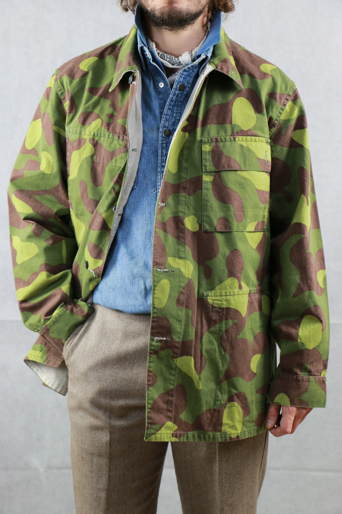 Finnish Military Jacket reversible, clochard92.com