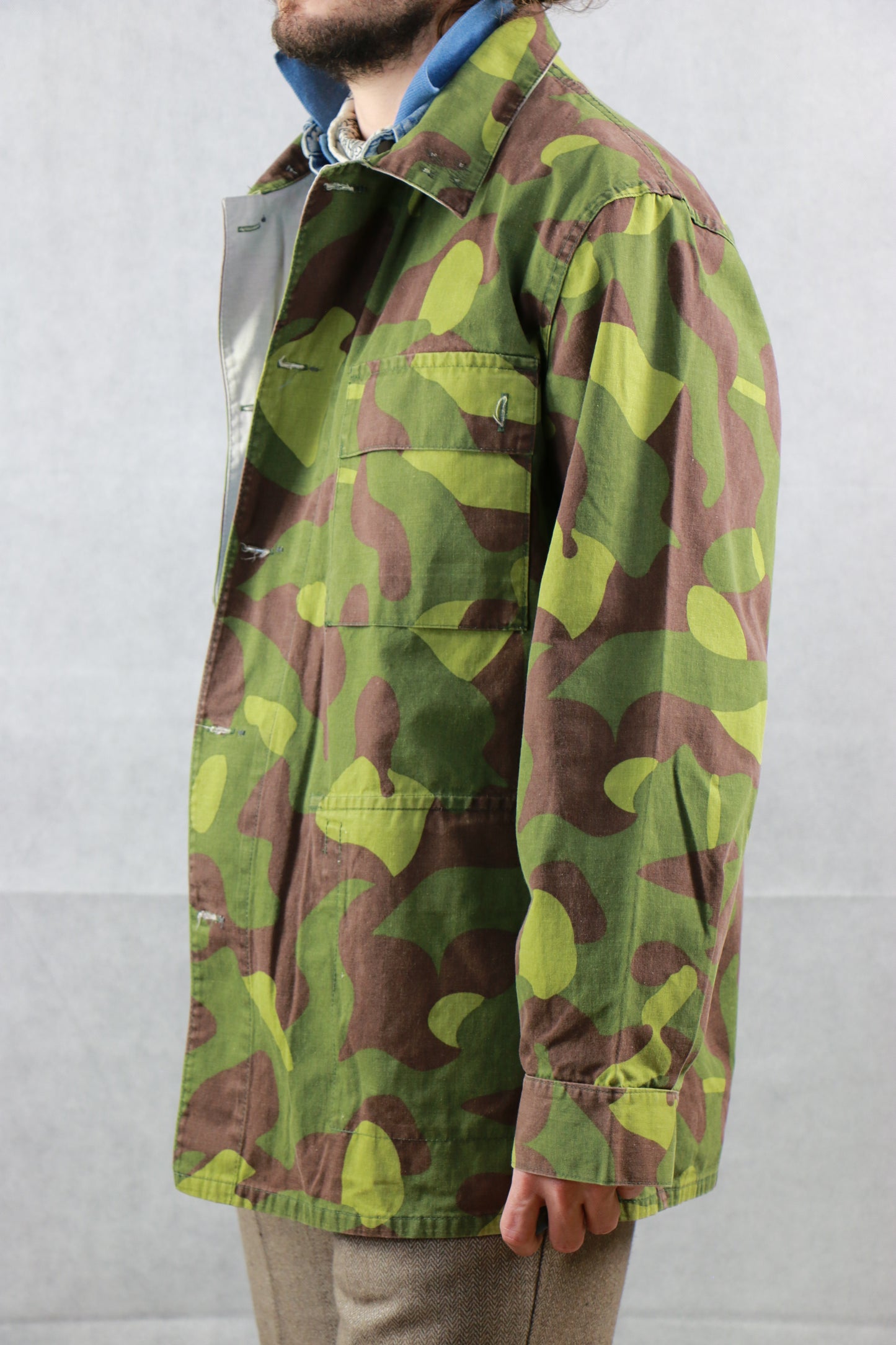 Finnish Military Jacket reversible, clochard92.com