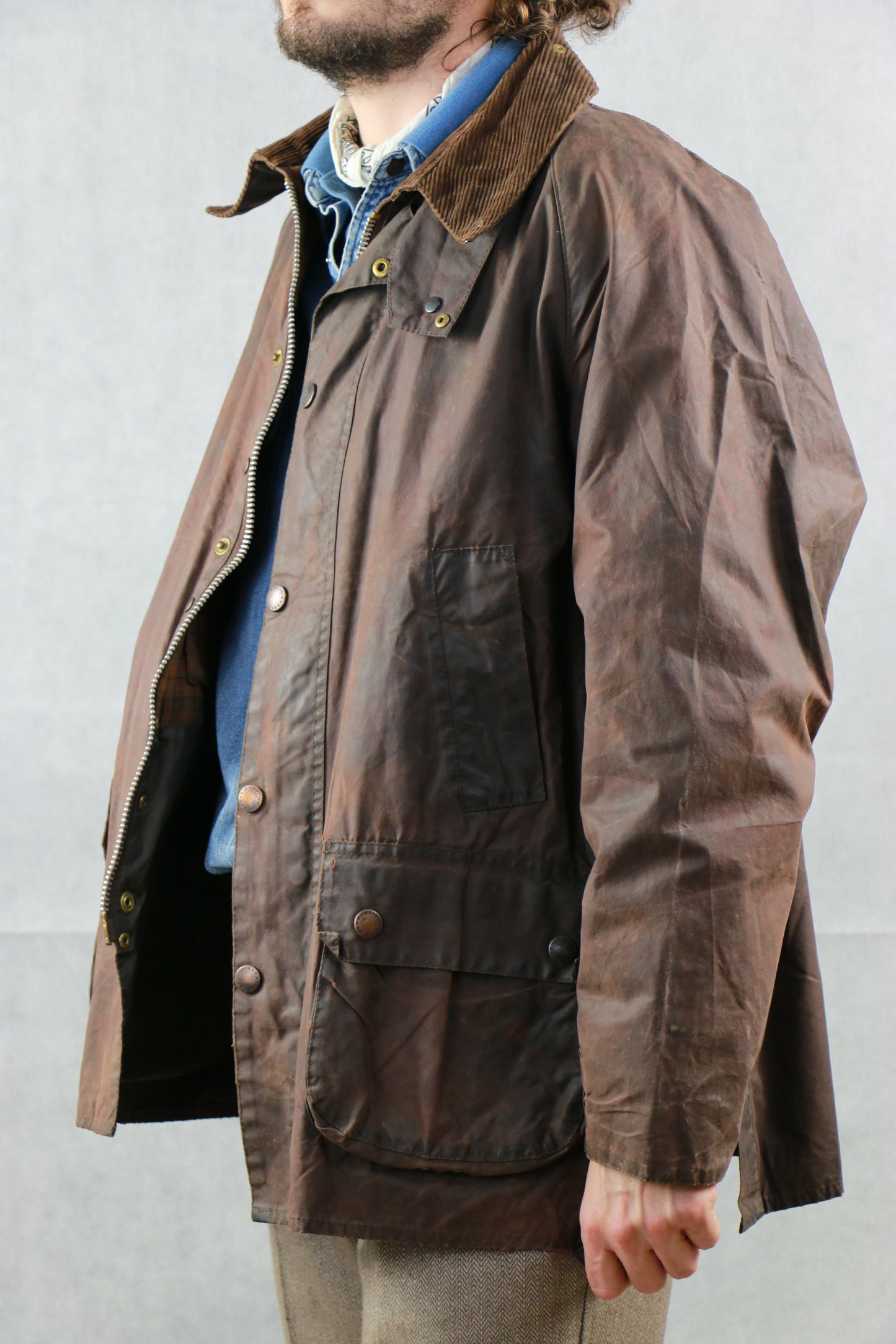Barbour Bedale Jacket bordeaux Colour - vintage clothing clochard92.com