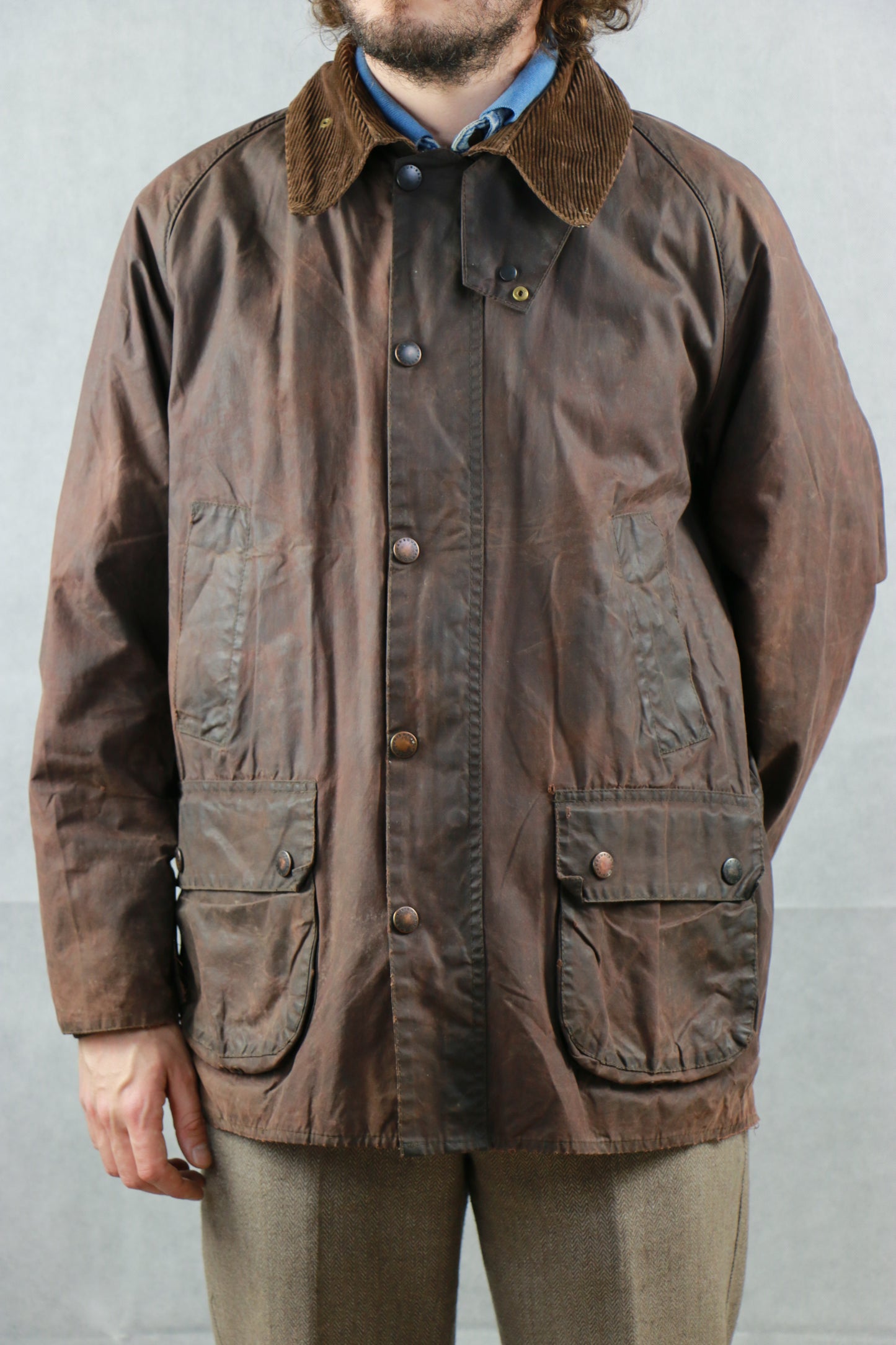 Barbour Bedale Jacket bordeaux Colour - vintage clothing clochard92.com