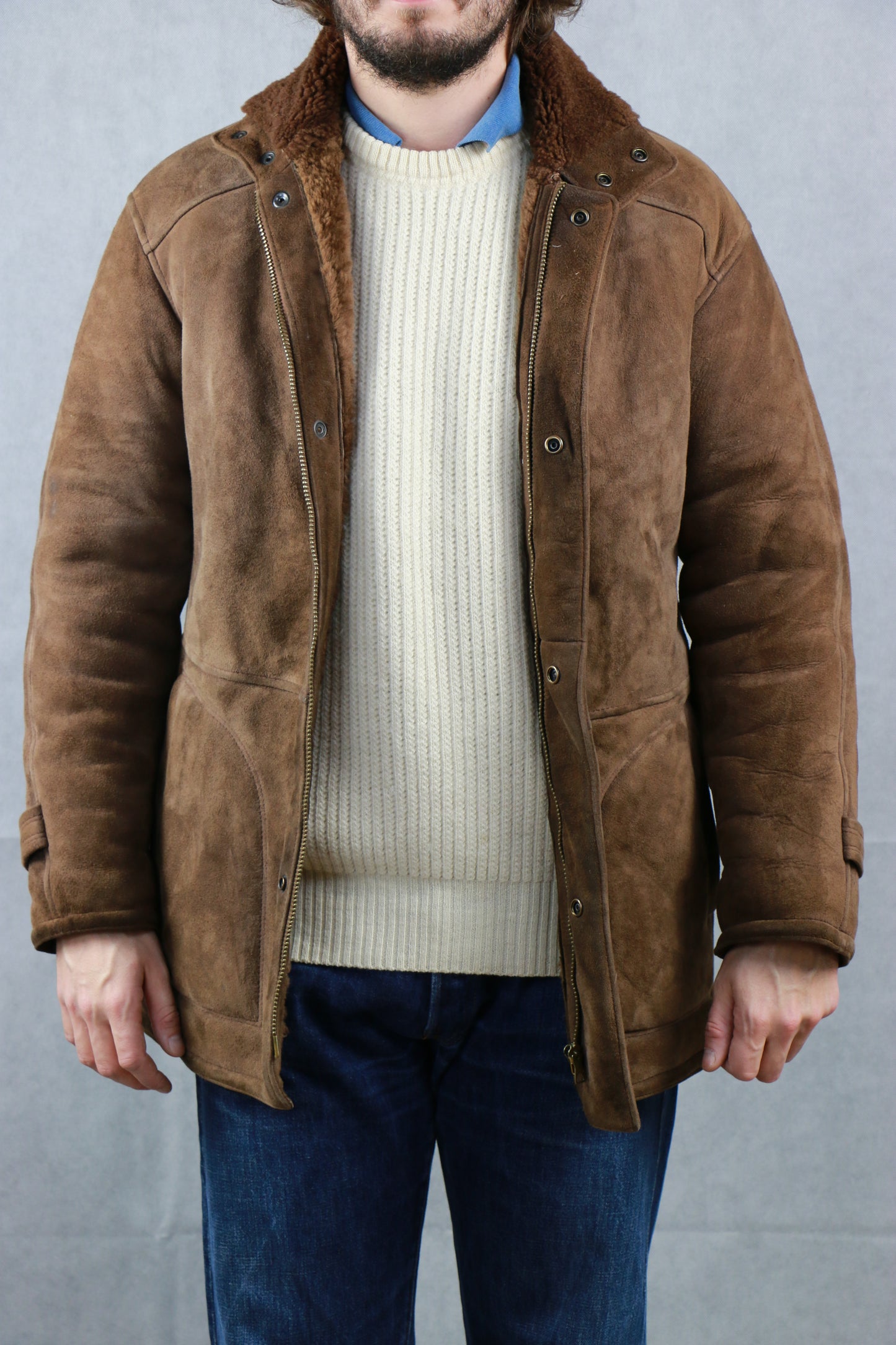 Basso Shearling Coat, clochard92.com