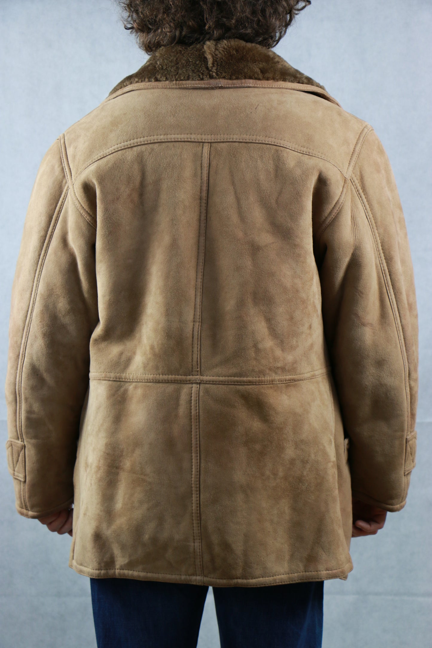 Shearling Coat in Brown 'Short', clochard92.com