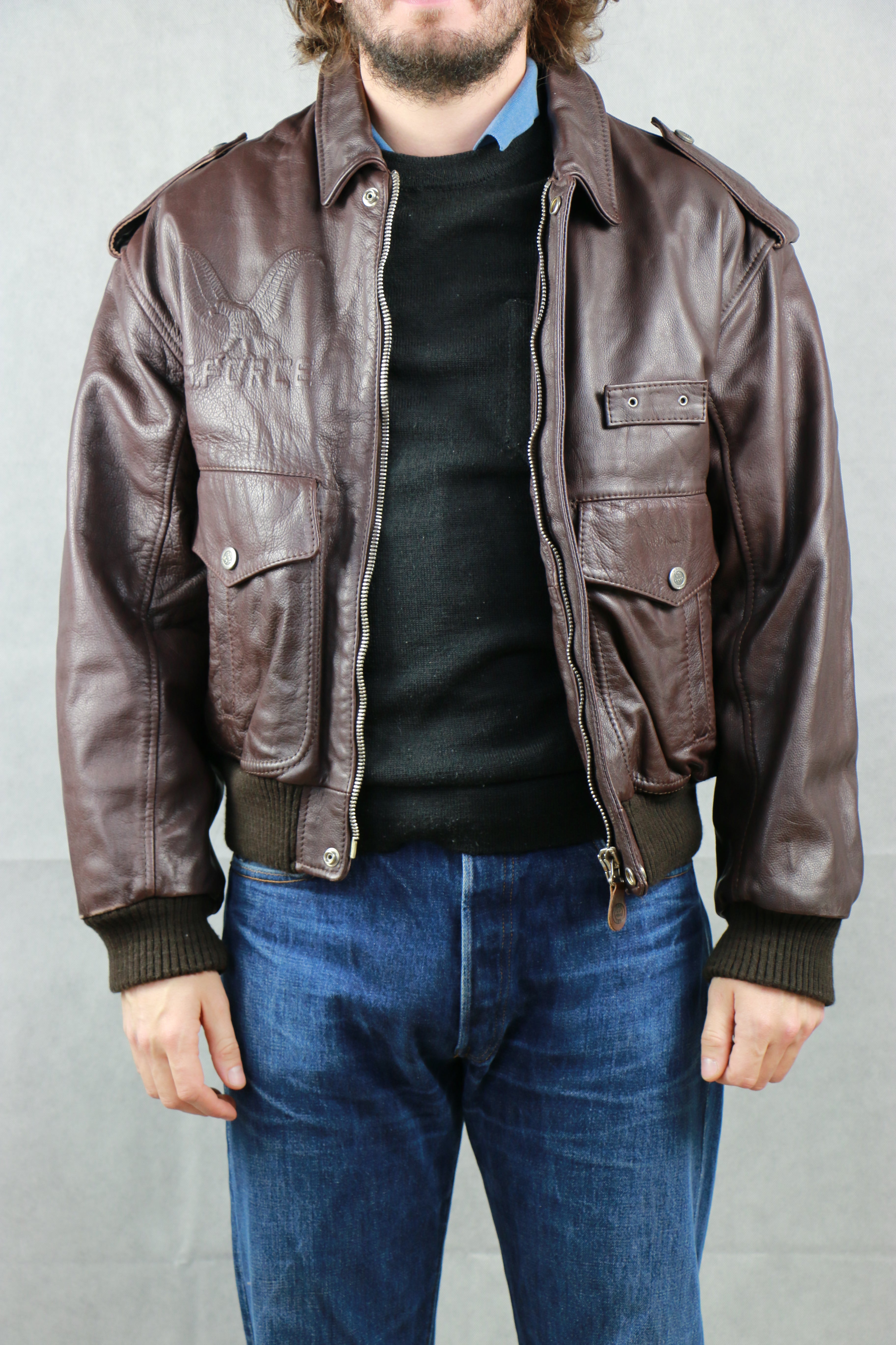 Type A-2 Leather Jacket Vintage Store