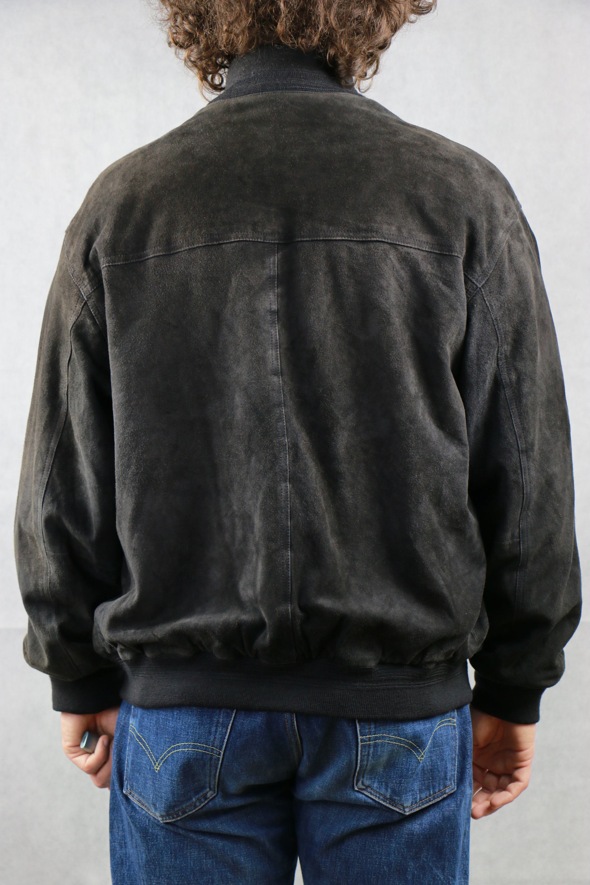 Blue Suede Leather Jacket, clochard92.com