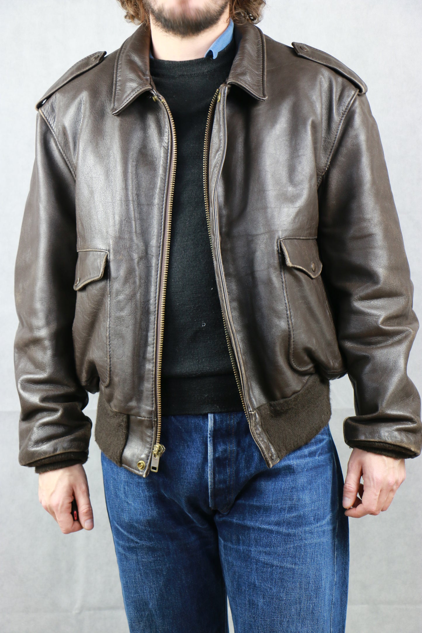 Schott 684 SM Type A-2 Leather Jacket, clochard92.com