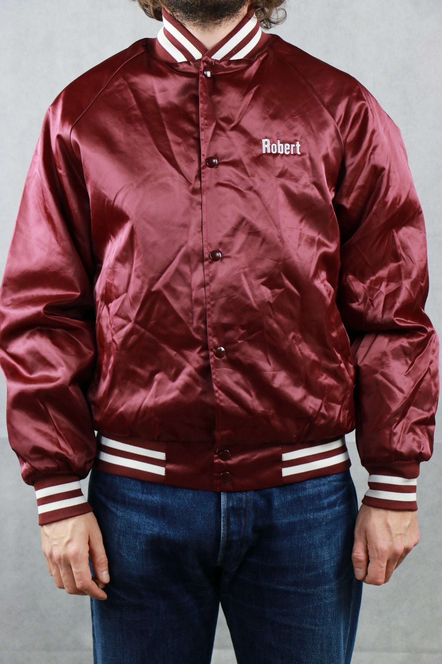Burgundy Varsity Jacket, clochard92.com
