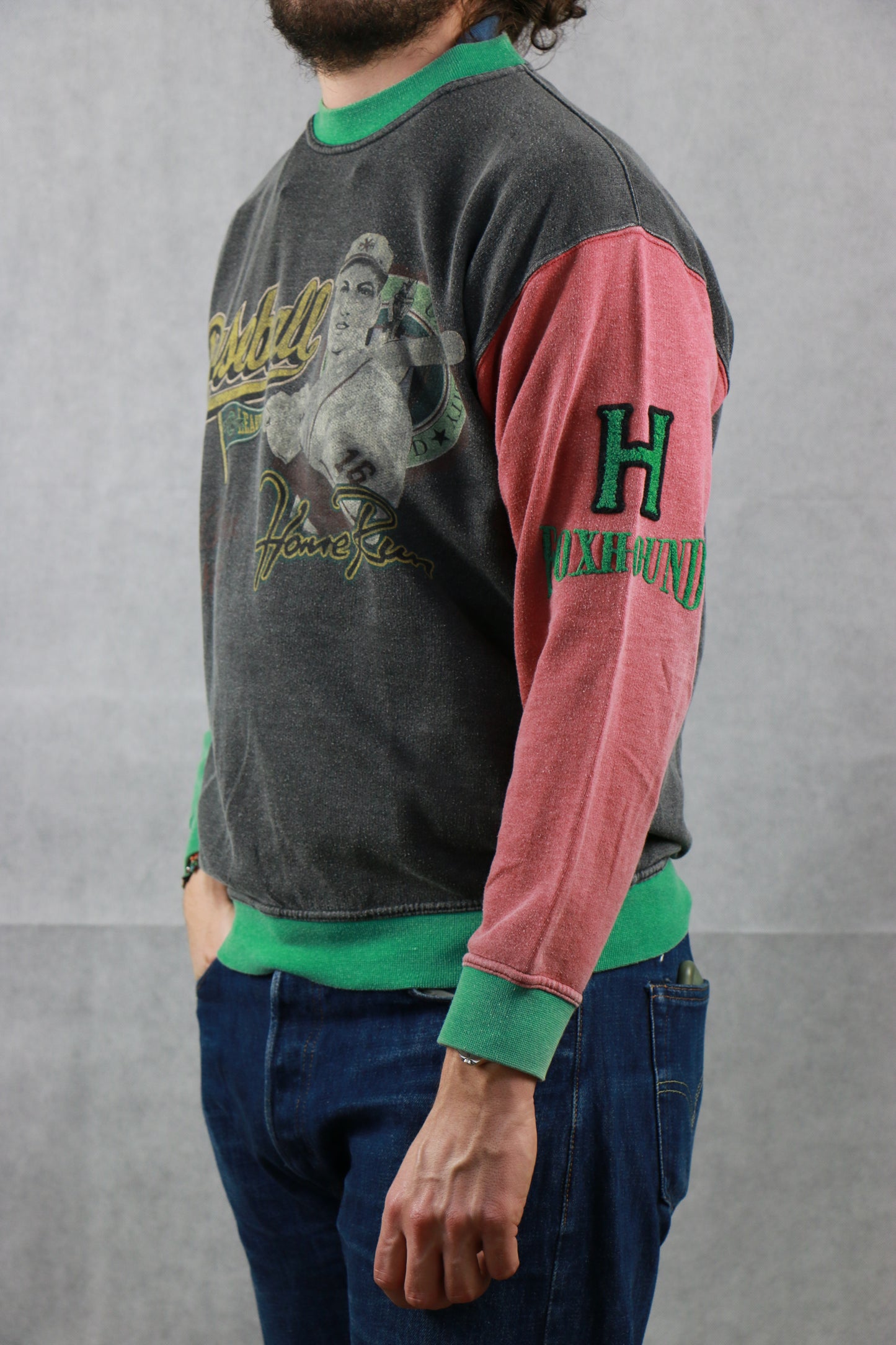 Fox Hound Sweatshirt 'baseball', clochard92.com