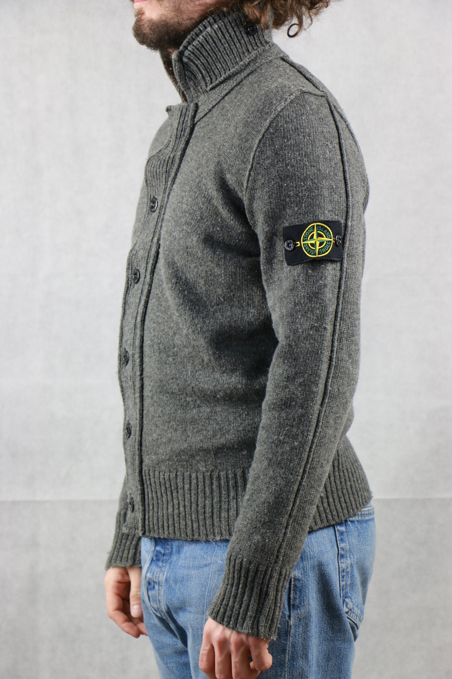 Stone Island Buttons Sweater, vintage store clochard92.com