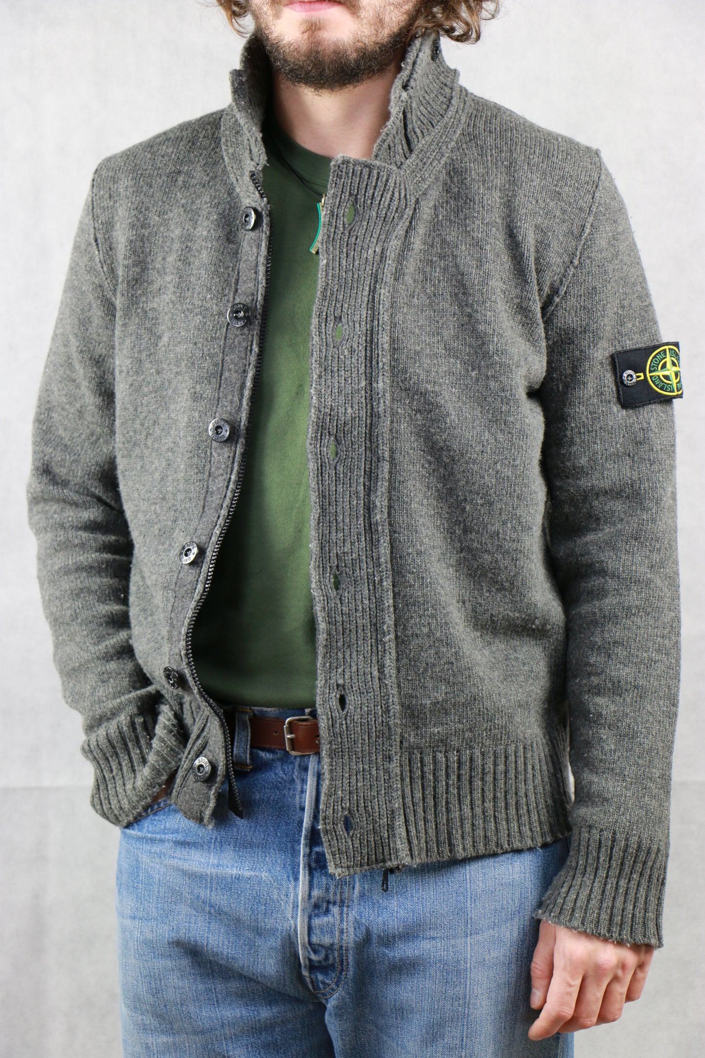 Stone Island Buttons Sweater, vintage store clochard92.com