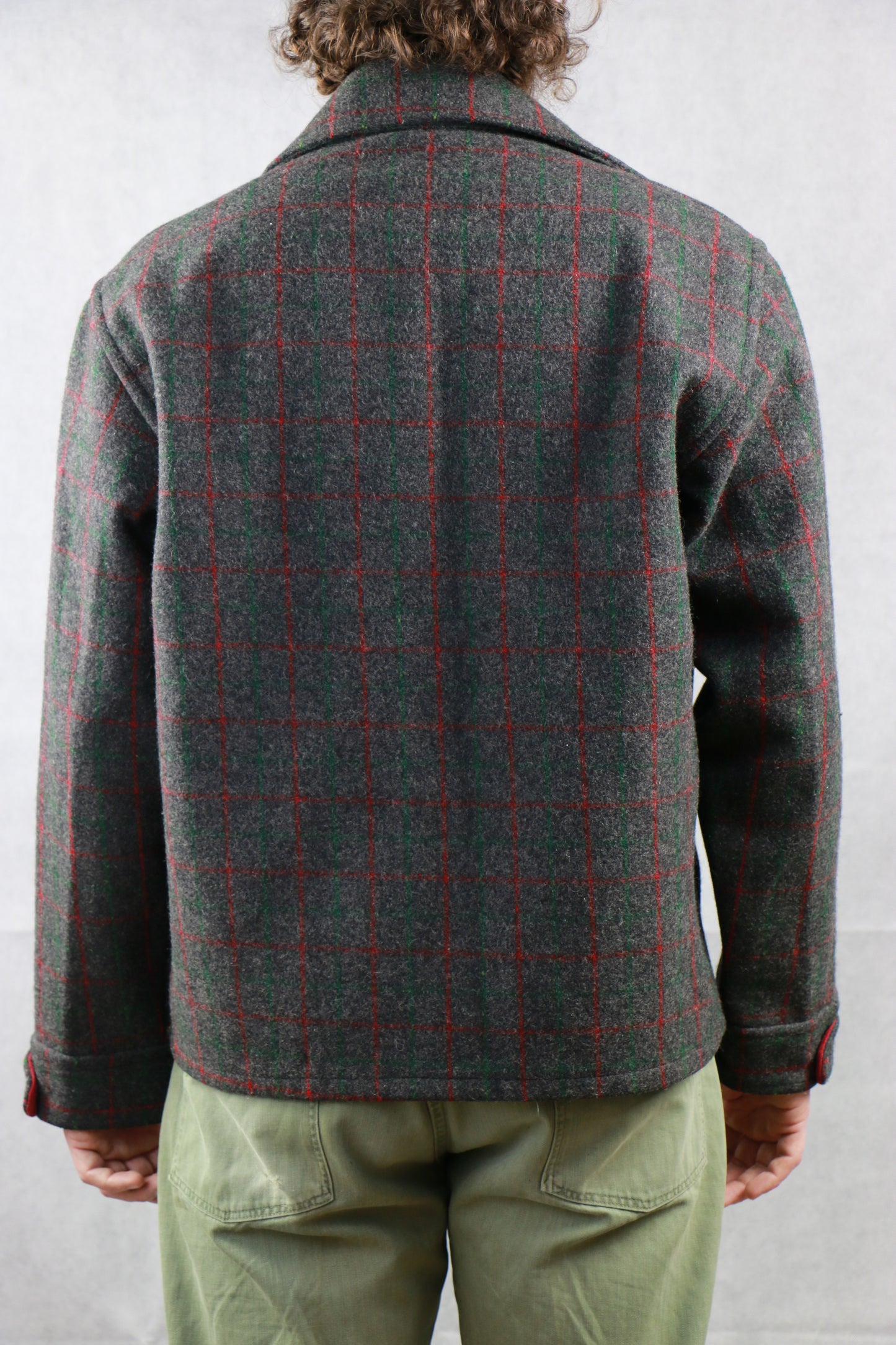 Johnson Wool Hunting Jacket 60s Talon Zip, clochard92.com