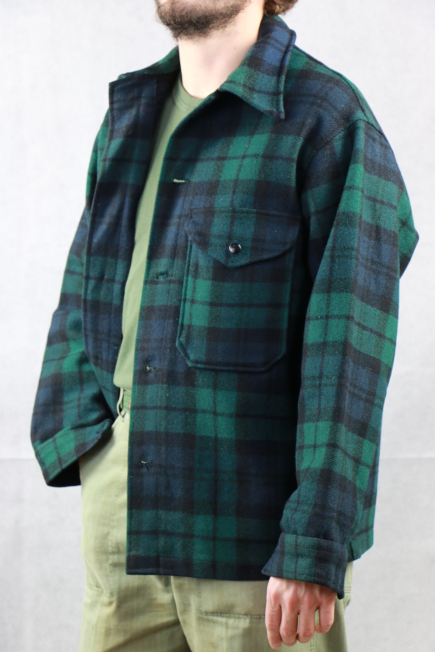 Pendleton Lumber Fleece Wool Jacket - Green, clochard92.com
