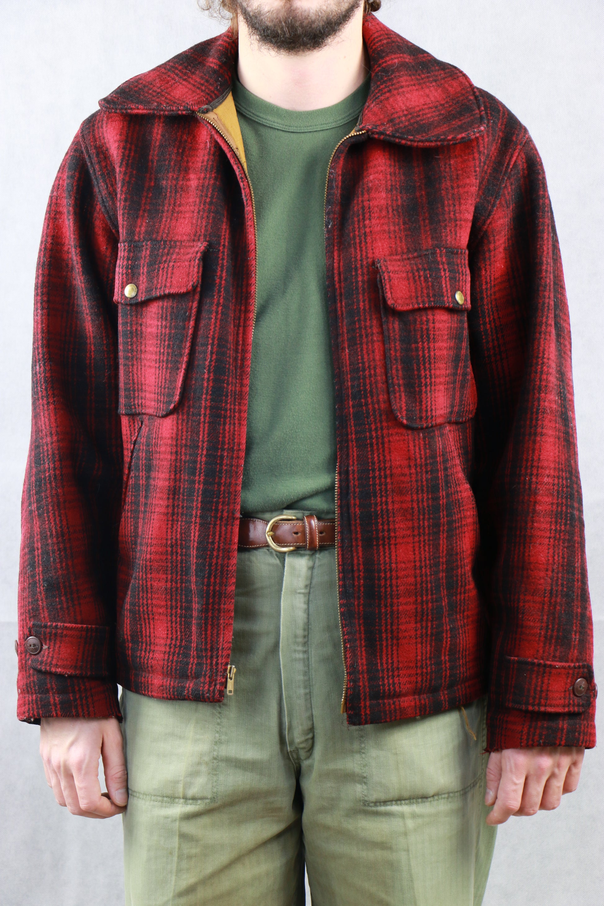 Vintage Wool Vintage Woolrich Hunting Jacket Wool Hunting Jacket