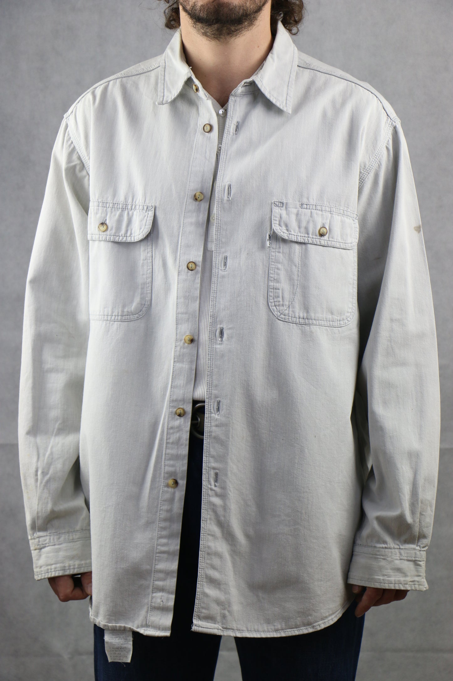 Levi's ' White Tag' Denim Shirt 'XL', clochard92.com