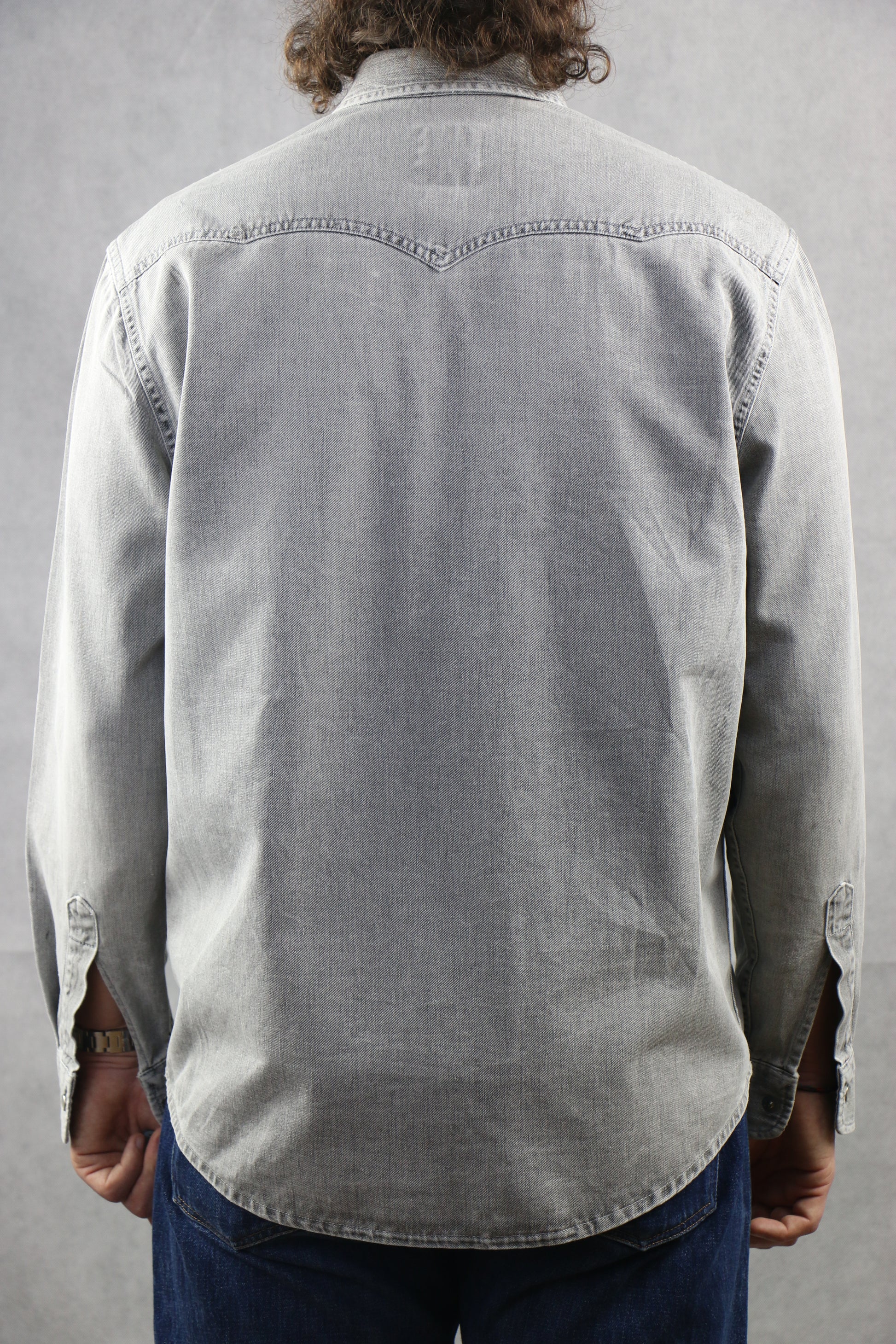 Levi's 'White Tag' Grey Denim Shirt 'S', clochard92.com