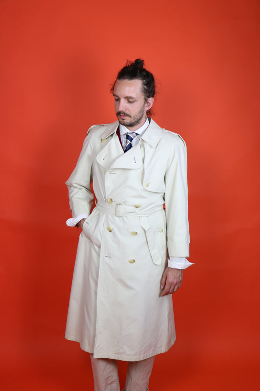Burberrys' Double Breast Summer Trench Coat  - vintage clothing clochard92.com