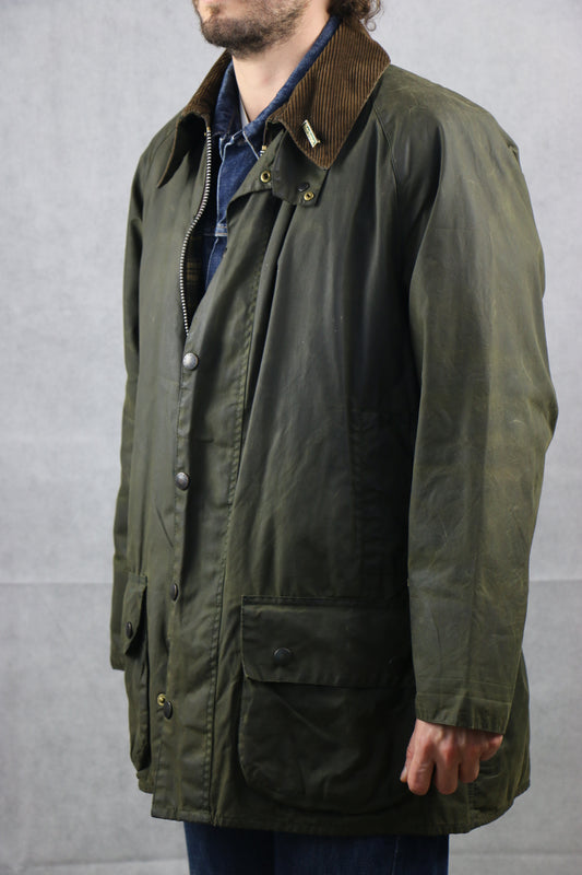 Barbour 'Beaufort' C46 Wax Jacket Green - vintage clothing clochard92.com