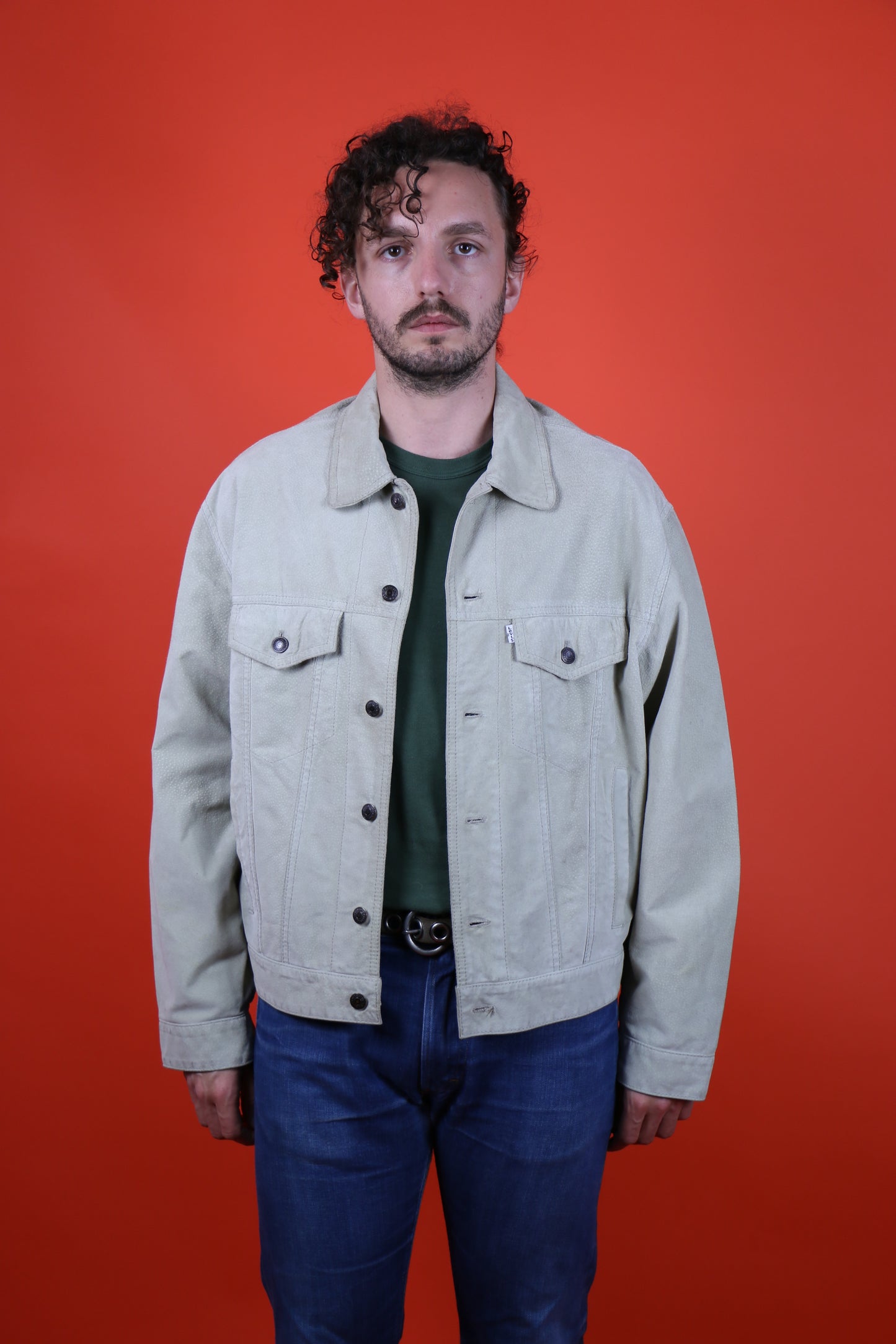 Levi's 'White Tab' Leather jacket - vintage clothing clochard92.com