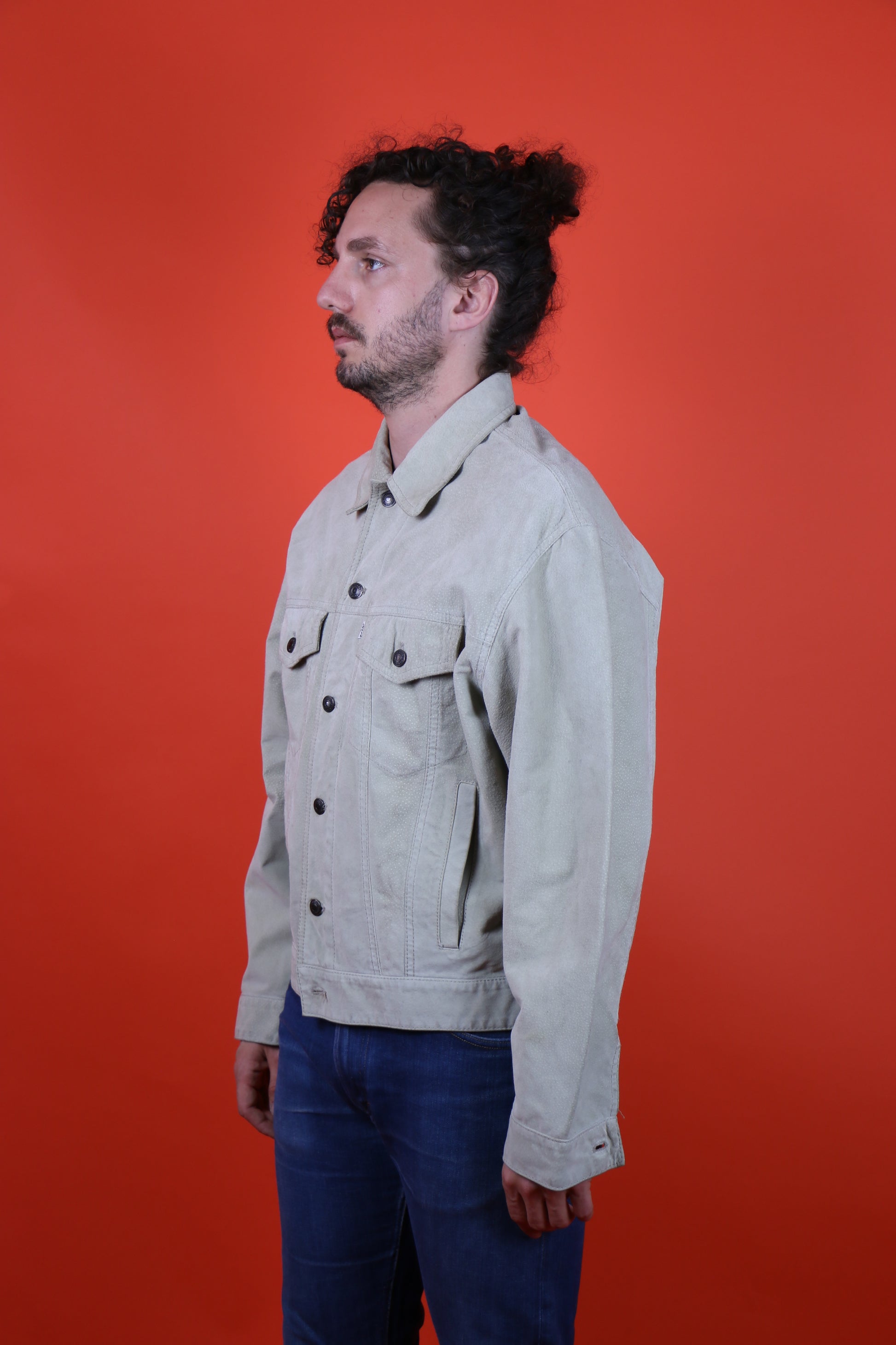 Levi's 'White Tab' Leather jacket - vintage clothing clochard92.com