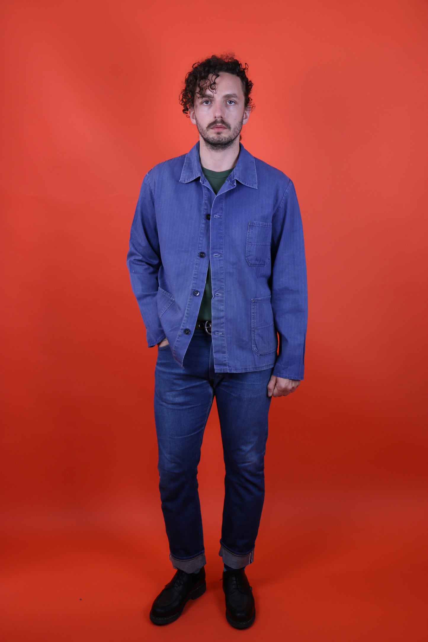HBT Work Jacket Sanfor 52 - vintage clothing clochard92.com